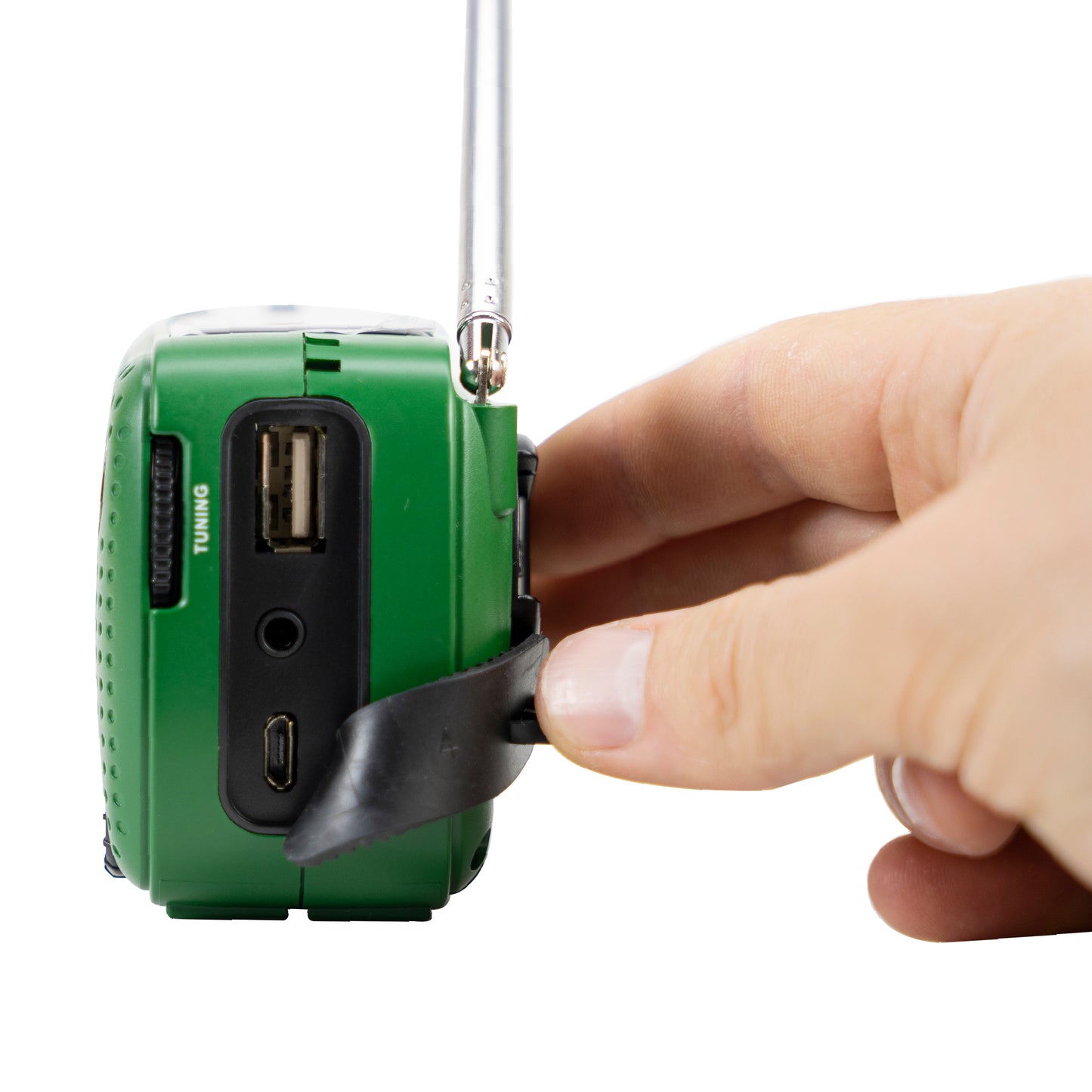 Radio de urgenta PNI Degen DE13, FM-AM-SW, cu alimentare solara, acumulator sau baterii AAA, functii SOS, lanterna, lumina semnalizare