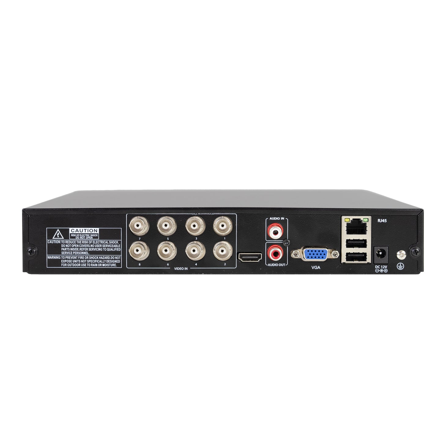 DVR/NVR PNI House AHD880, 8 canale analogice 4K-N sau 8 canale IP 5MP, H265+, intrare audio, iesire audio, USB2.0, 2 x SATA max 8TB