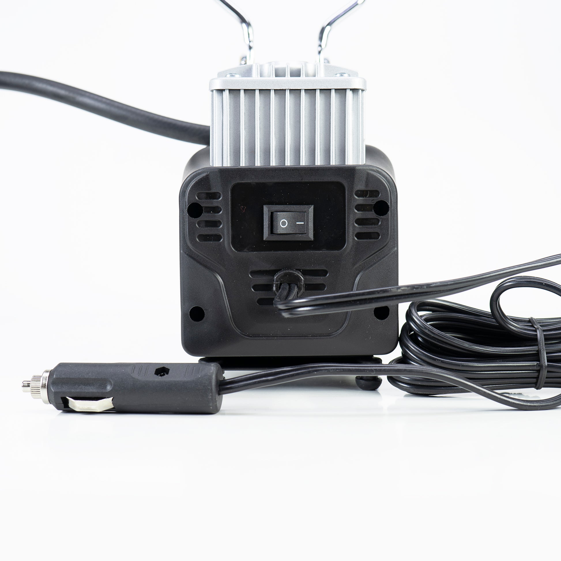 Compresor auto PNI CPA700 dublu piston si kit reparatie anvelope, 12V, 25A