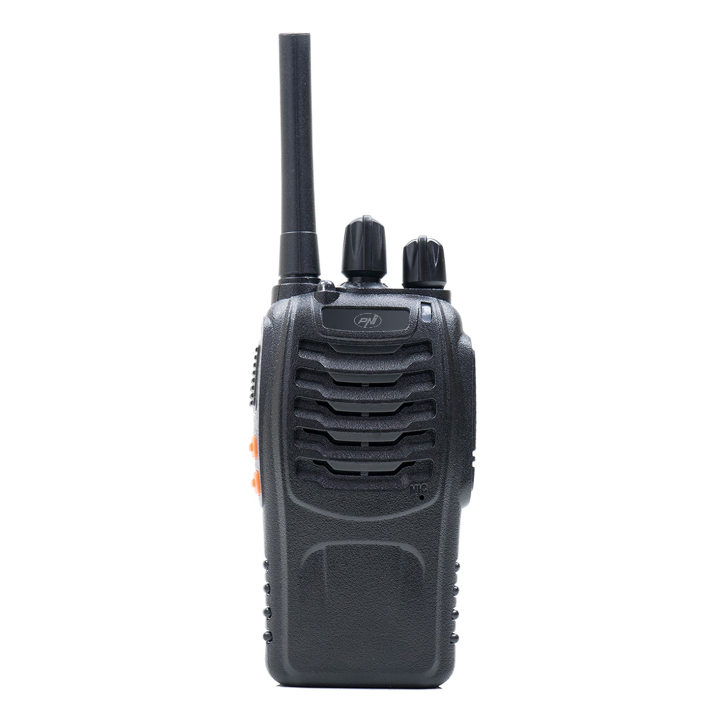 Statie radio portabila PNI PMR R40 PRO, set cu 2 buc, 0.5W, 16 canale programabile, 16 PMR si tonuri 50 CTCSS si 104 DCS, ASQ, TOT, monitor, programabila, acumulatori 1200mAh, incarcatoare si casti incluse