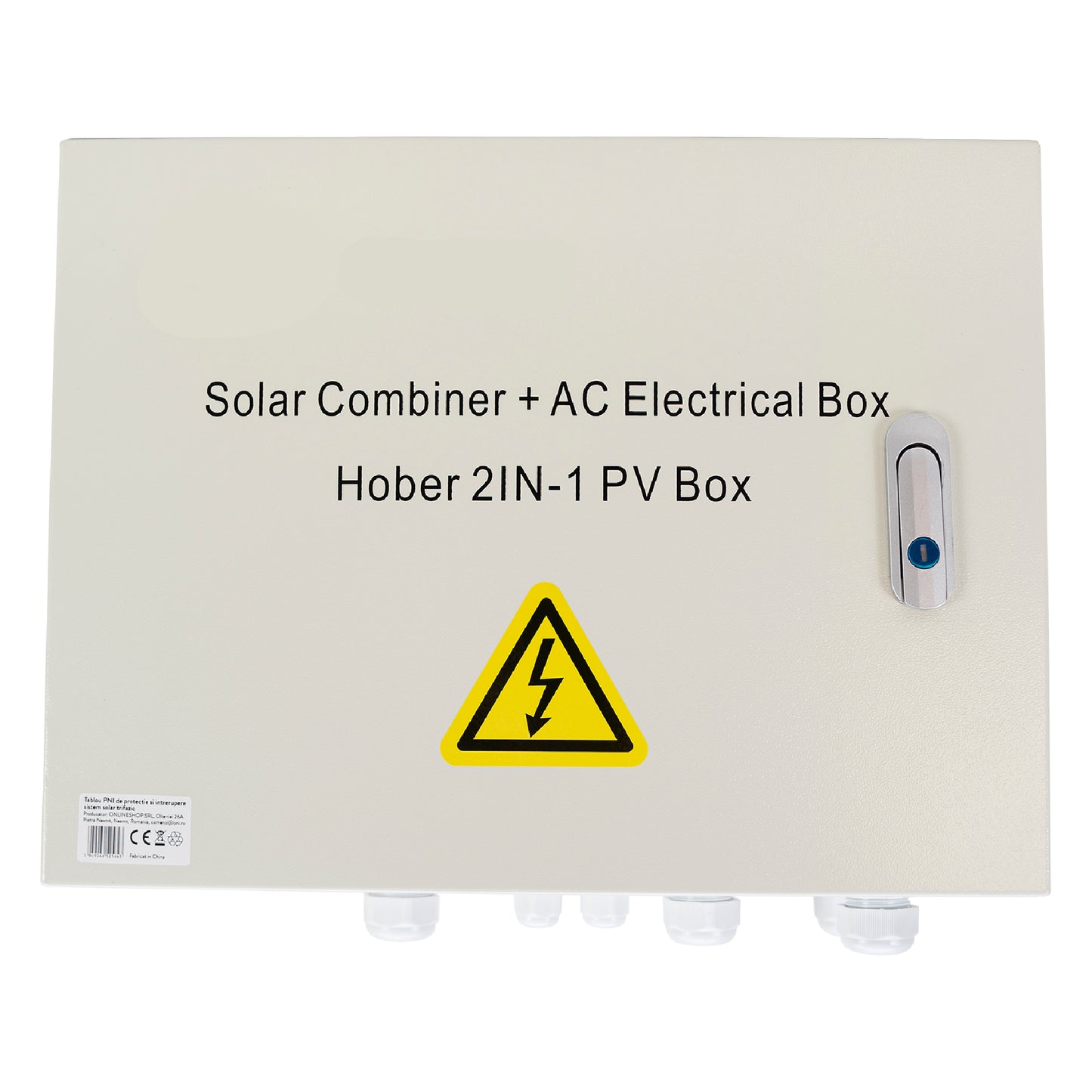 Tablou PNI CBT-3 de protectie si intrerupere sistem solar trifazic AC DC intrare 4 stringuri, iesire 1 string