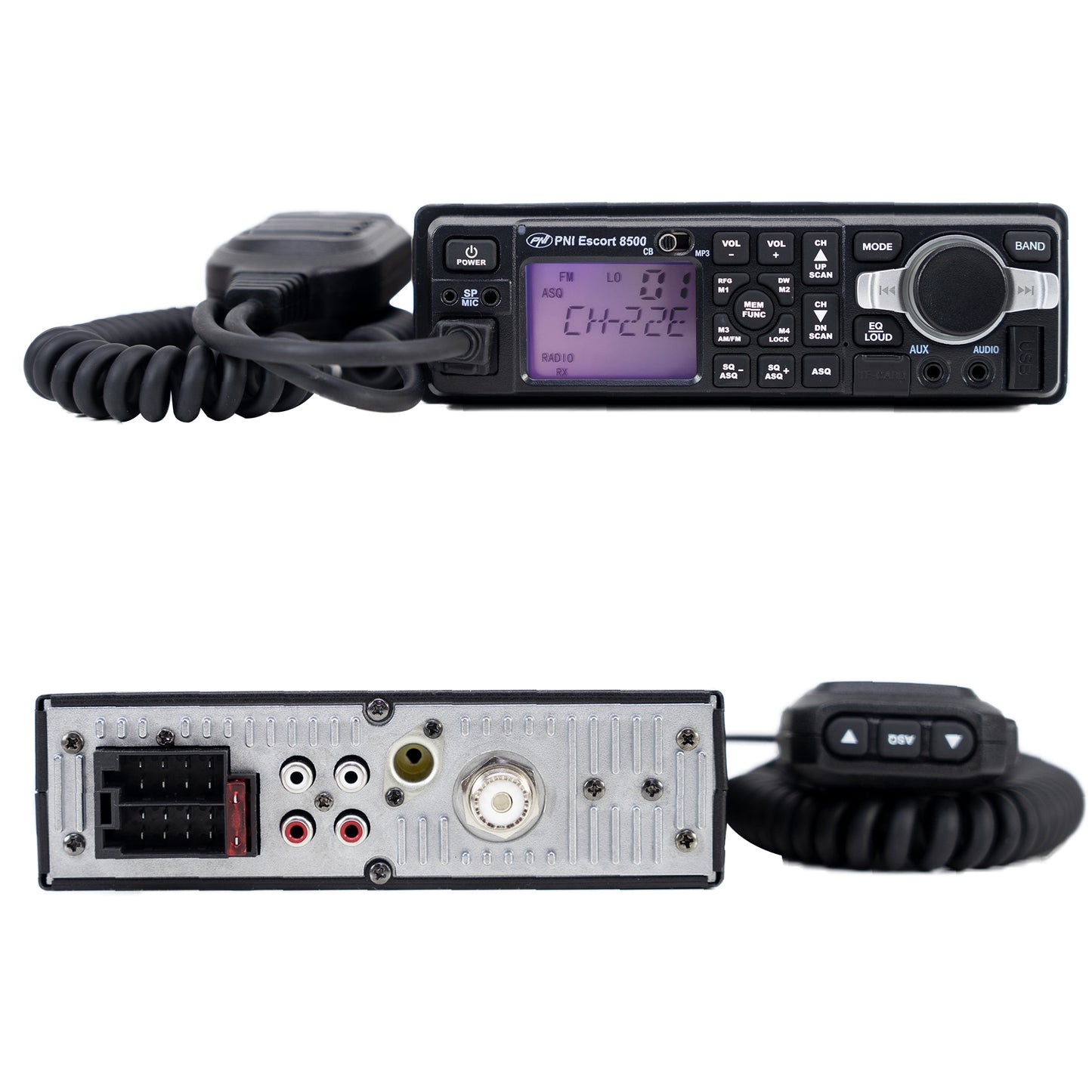 Statie radio CB si MP3 player PNI Escort HP 8500 ASQ include casti cu microfon