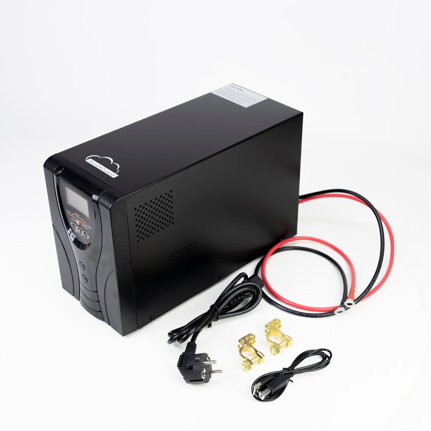 UPS SilverCloud 850VA cu ecran LCD sinusoida pura pentru centrale termice