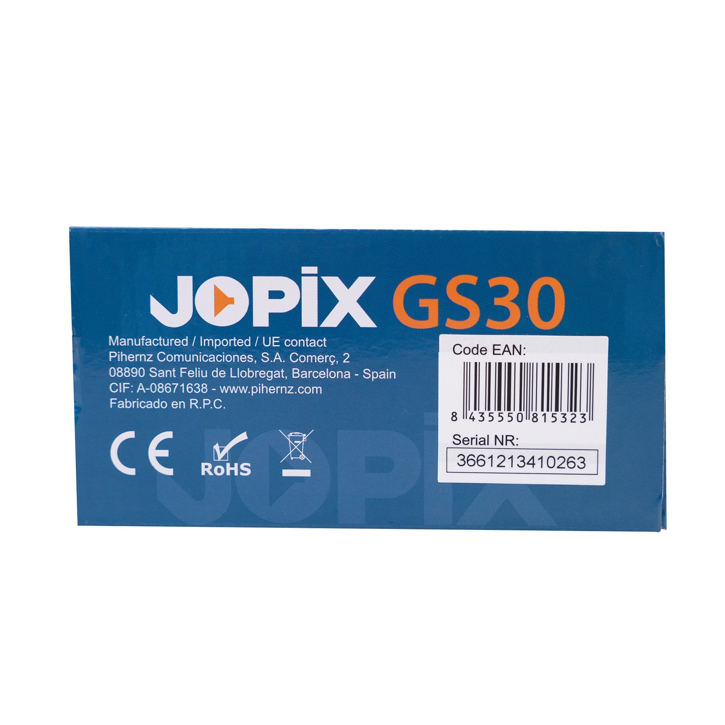 Statie radio CB JOPIX GS30 40 CH AM/FM 12-24V ASQ RF Gain ecran Multicolor