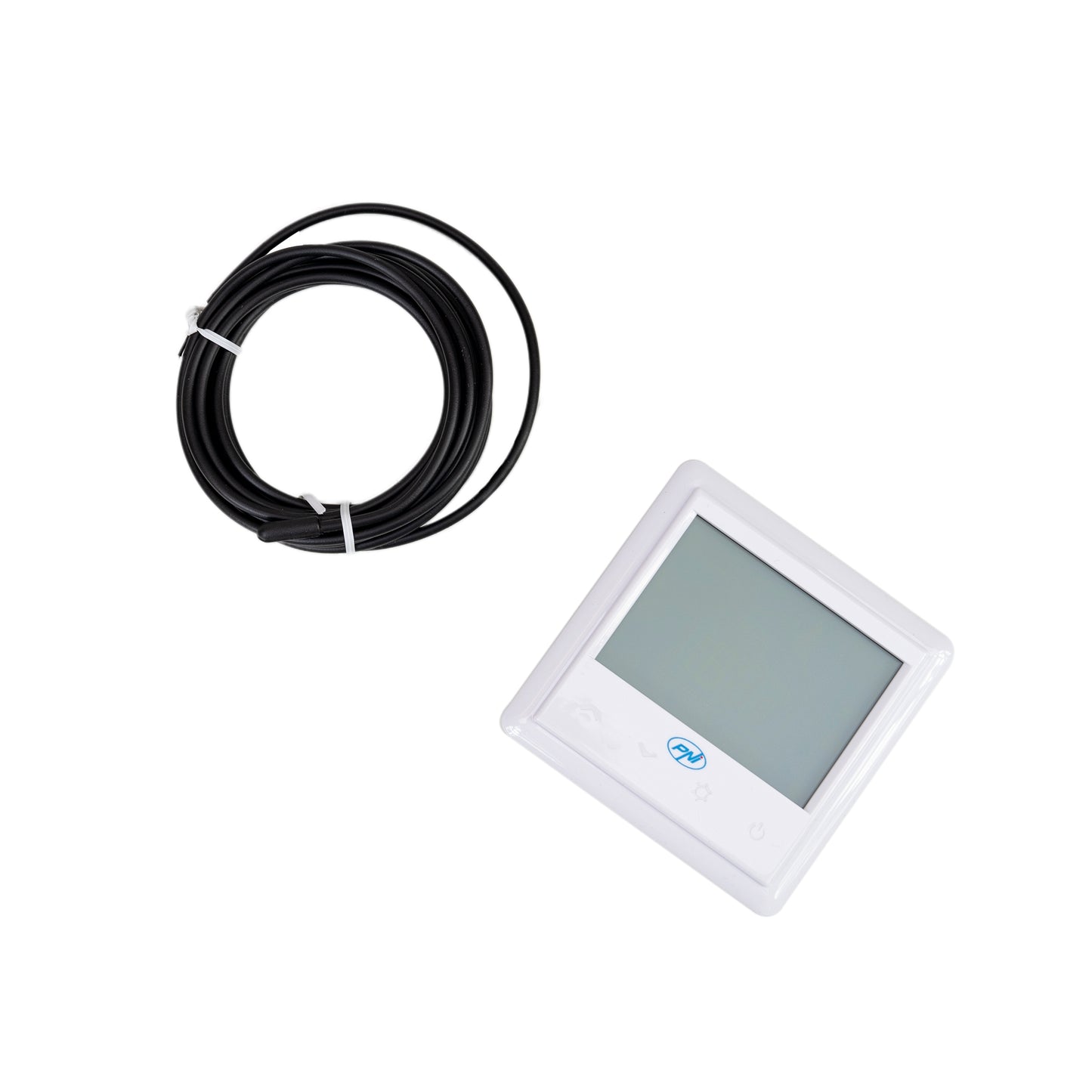 Termostat inteligent incastrabil PNI CT25PE WiFi, control prin internet incalzire electrica in pardoseala, aplicatie mobil Tuya Smart, integrare in scenarii si automatizari smart cu alte produse compatibile Tuya, Alexa si Google Assistant