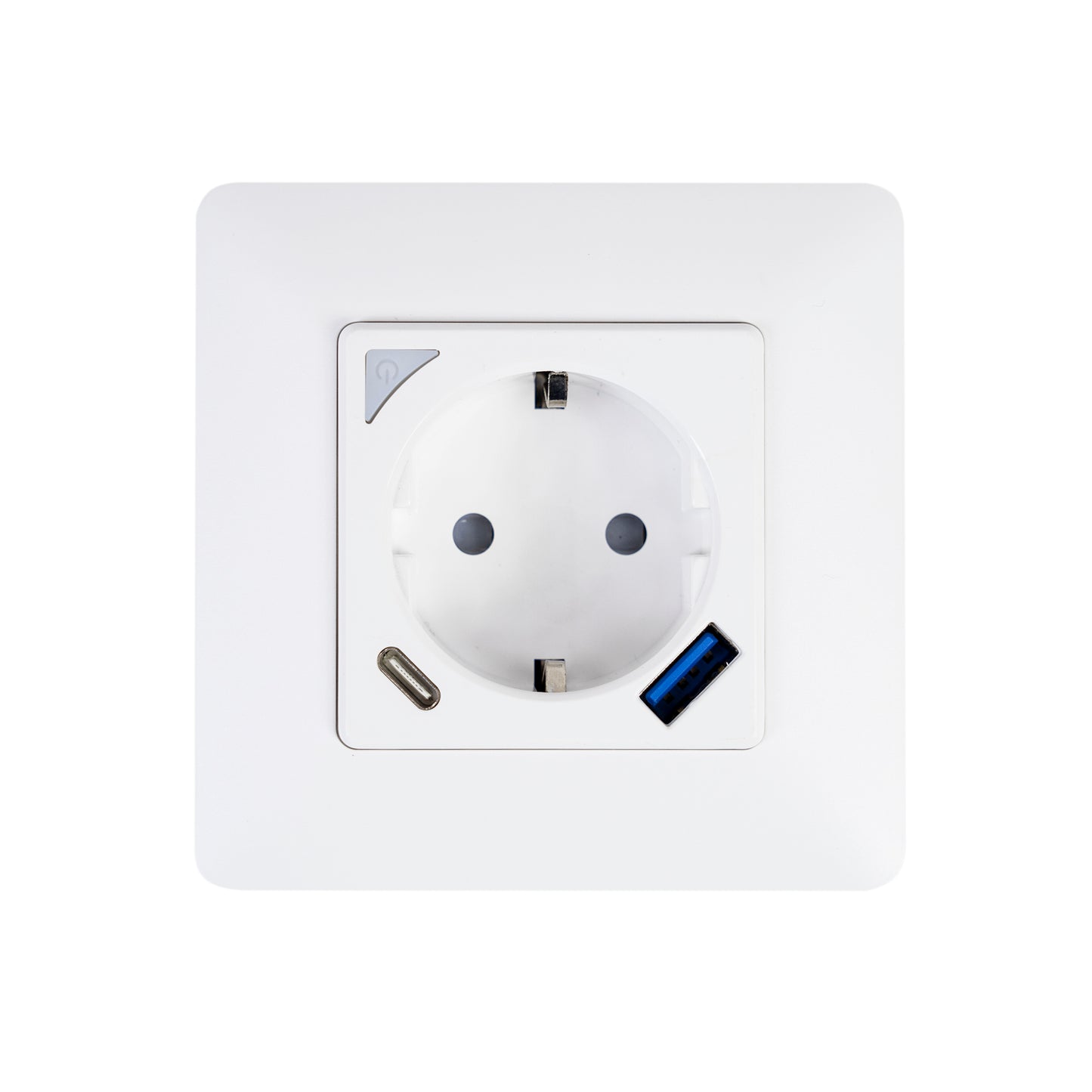 Priza inteligenta PNI SmartHome WP202S WiFi, montaj ingropat, control prin internet, aplicatie dedicata Tuya Smart, compatibila Amazon Alexa si Google Home