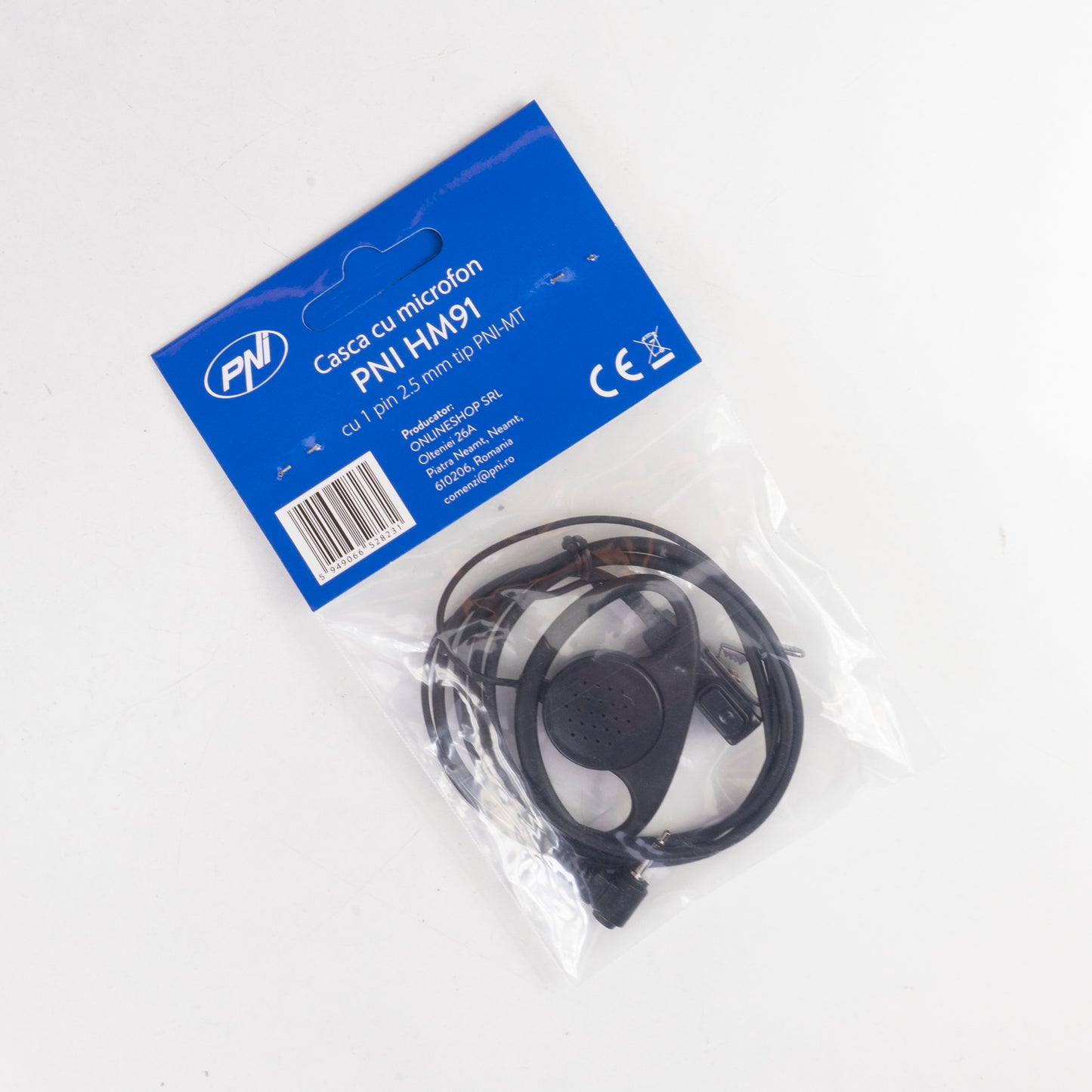 Casca cu microfon PNI HM91 cu 1 pin 2.5mm PNI-MT