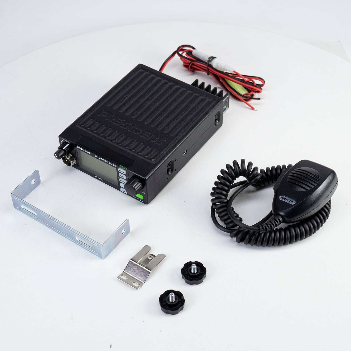 Statie radio CB President HARRISON II ASC AM/FM, VOX, NB, ANL, 12V/24V