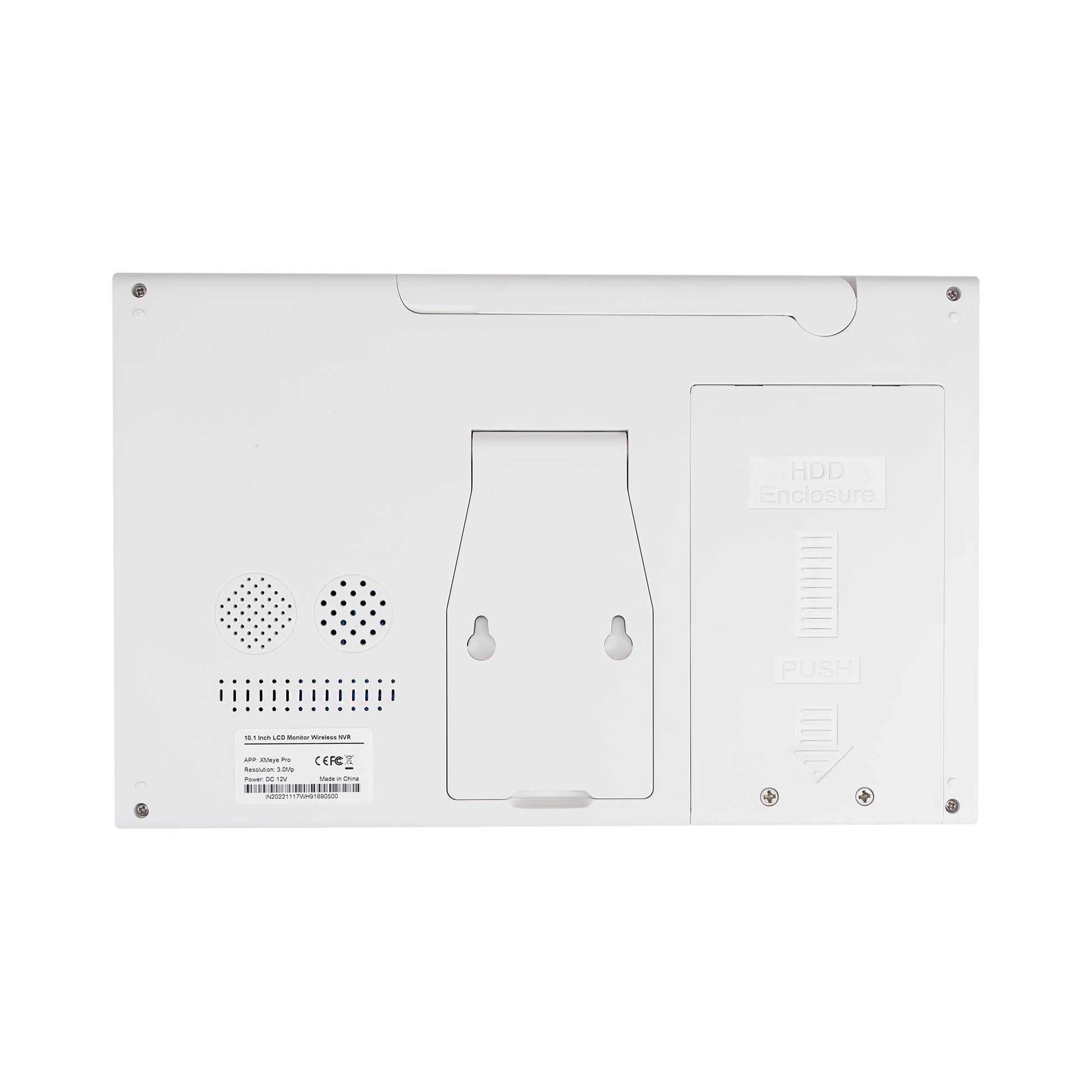 Kit supraveghere video PNI House WiFi663 NVR cu LCD si 4 camere wireless de exterior 3MP, P2P, IP66
