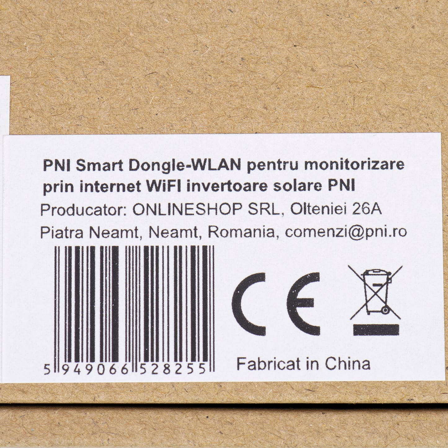 PNI Smart Dongle-WLAN pentru monitorizare prin internet WiFi invertor solar PNI SC1800C PRO fabricatie 2023