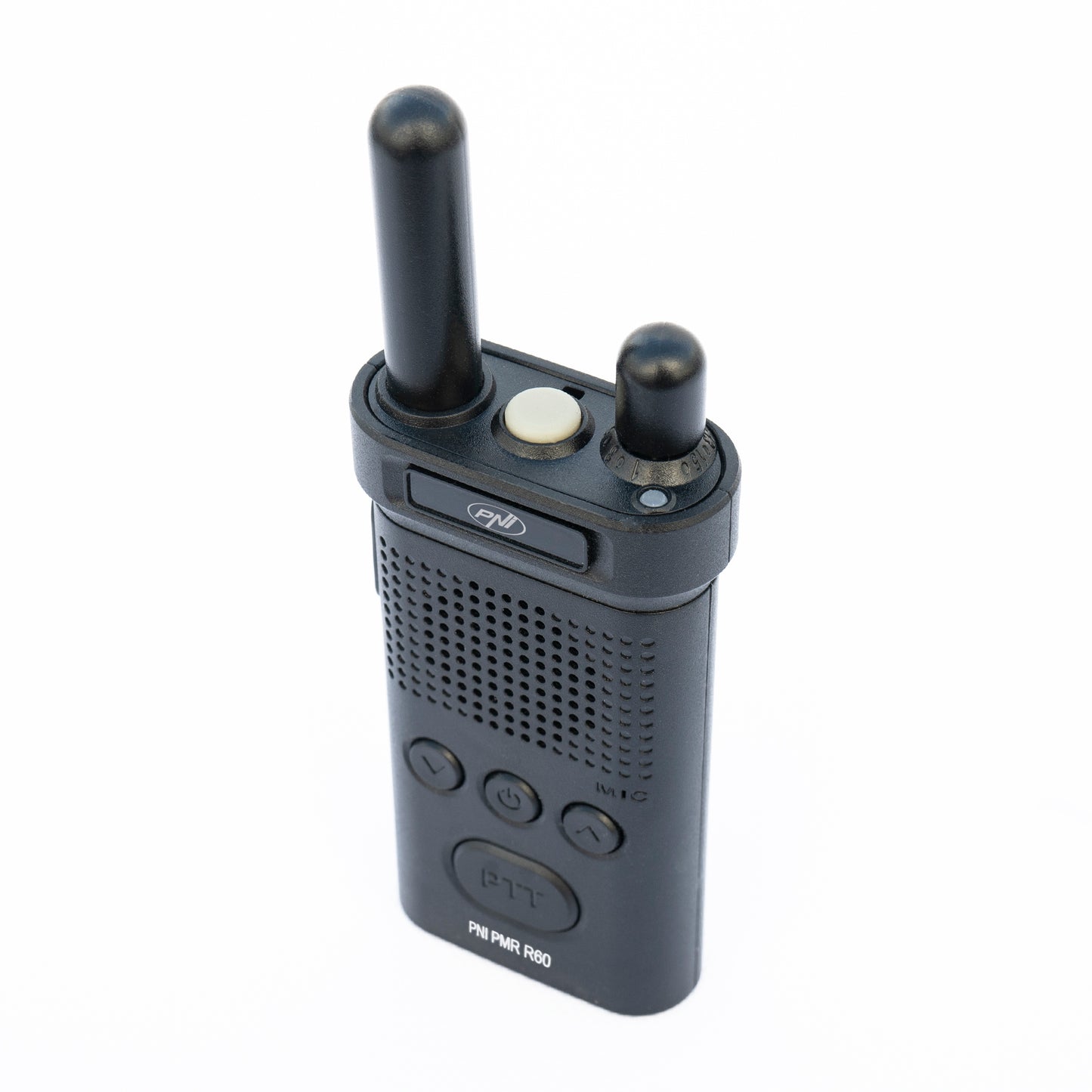 Statie radio portabila PNI PMR R60 446MHz, 0.5W, 16 canale programabile, 16 PMR si tonuri 50 CTCSS si 104 DCS, Scan, blocare taste, SOS, Monitor, acumulator 1200mAh