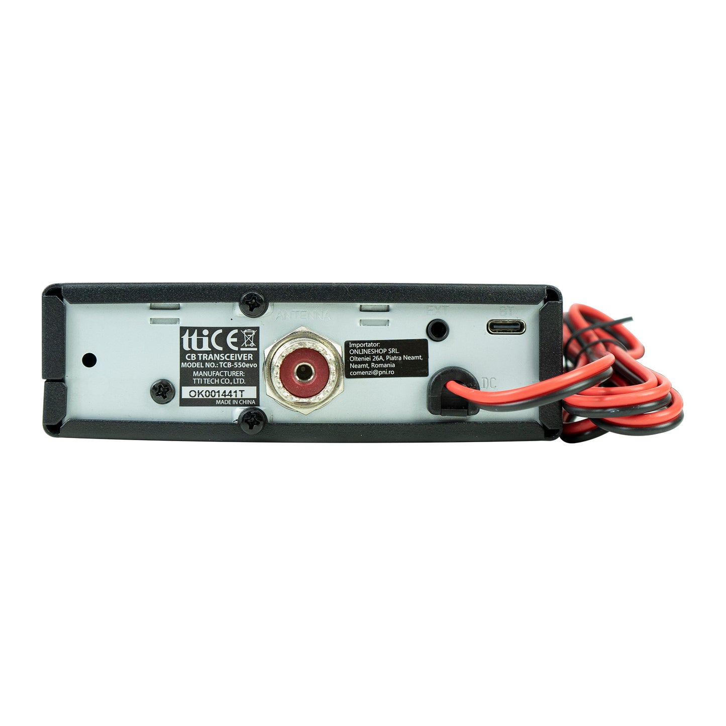 Statie radio CB TTi TCB-550 EVO, DSS, VOX, Filtru NB, Scan, ecran multicolor, 12-24V