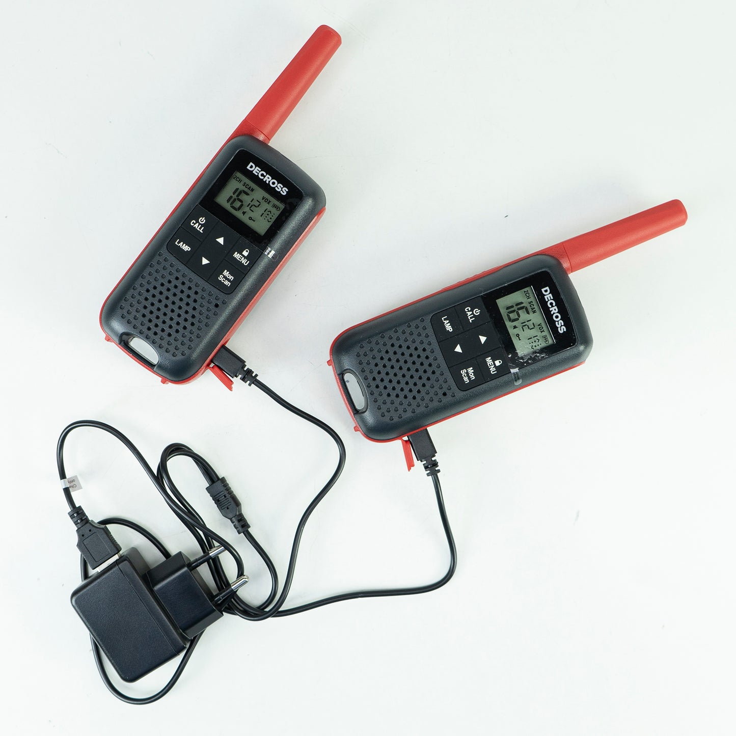 Statie radio portabila PMR PNI Decross DC63, 446MHz, 0.5W, 16CH, 1000mAh NiMH, IPx4, set 2 bucati