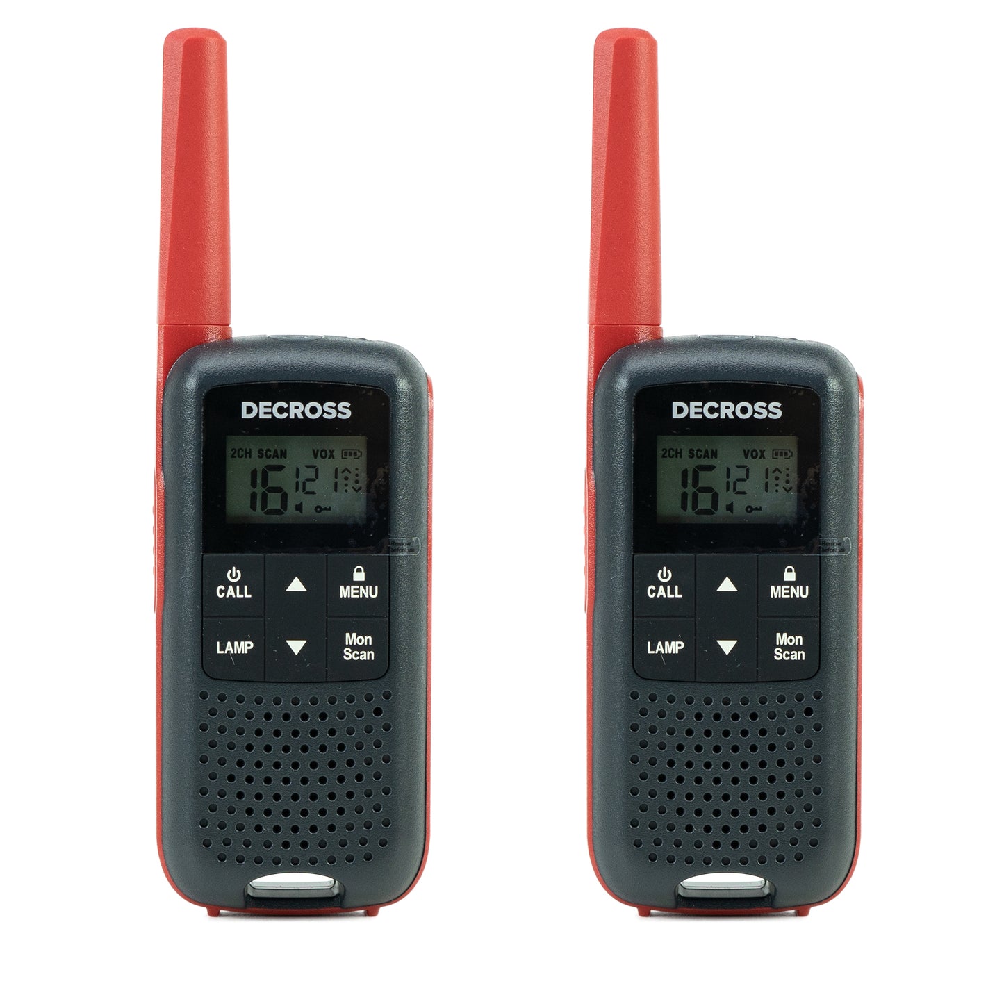 Statie radio portabila PMR PNI Decross DC63, 446MHz, 0.5W, 16CH, 1000mAh NiMH, IPx4, set 2 bucati
