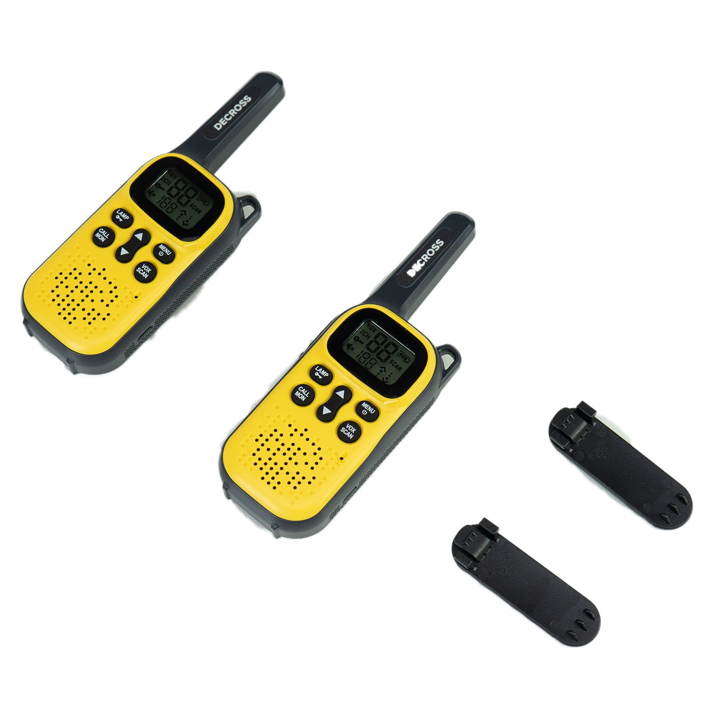 Statie radio portabila PMR PNI Decross DC43, 446MHz, 0.5W, 16CH, set 2 bucati