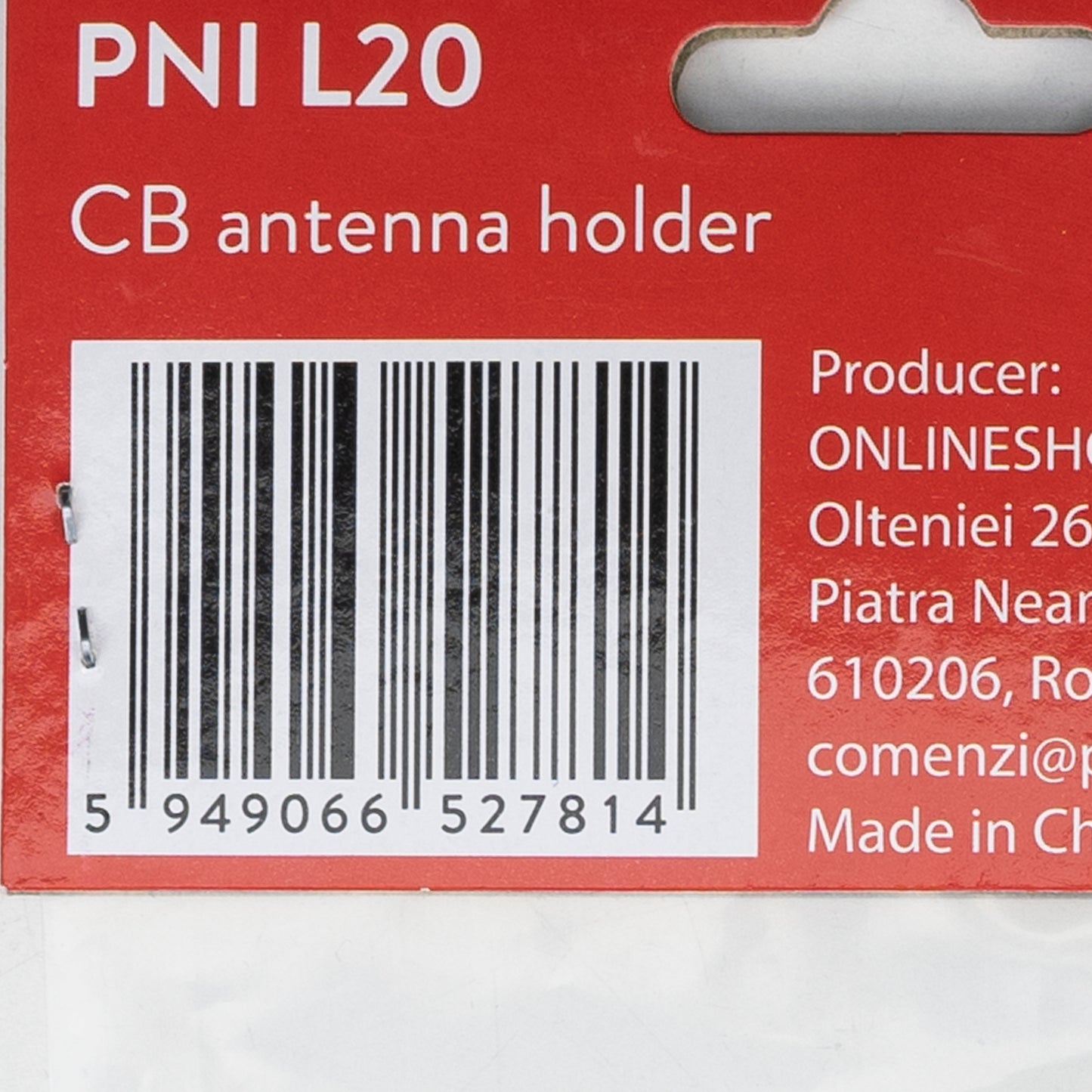 Suport metalic PNI L20 pentru montaj antena radio CB pe cupola