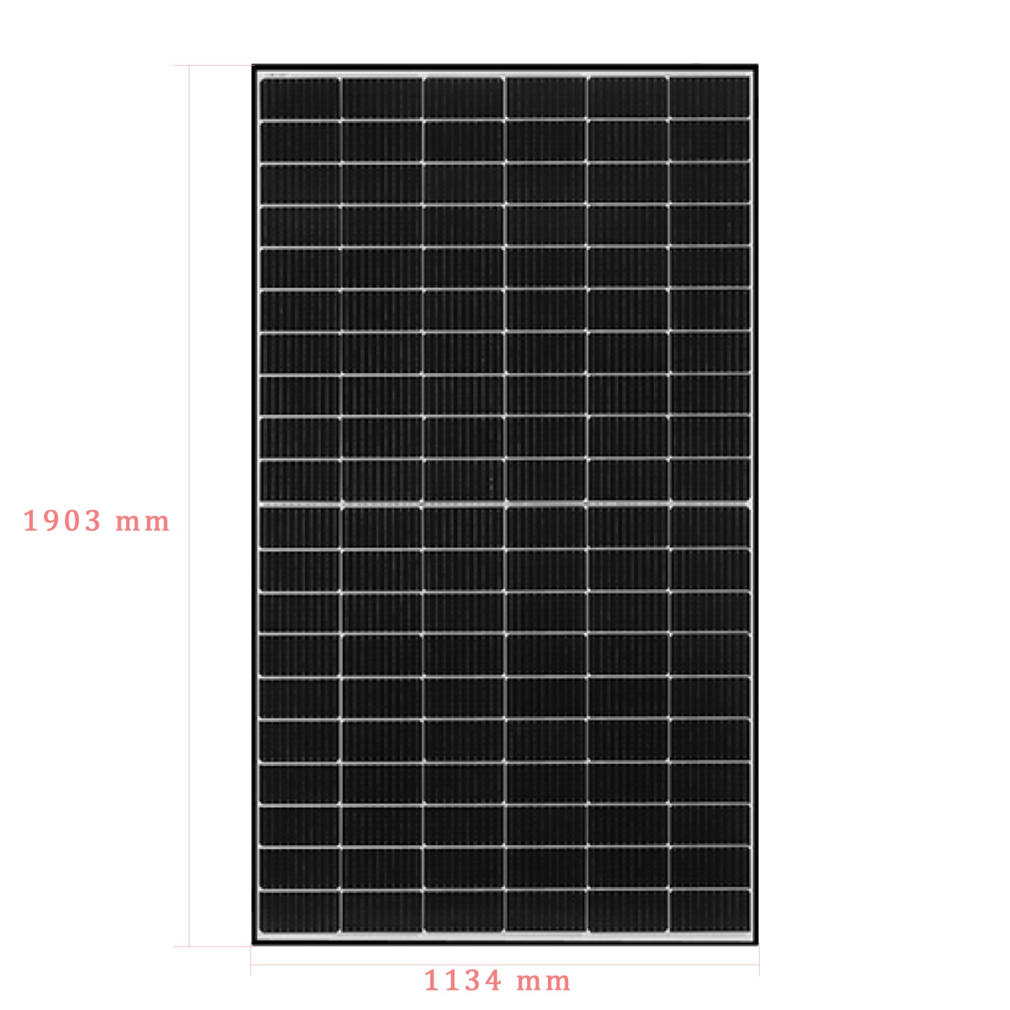 Panou solar fotovoltaic PNI Green House 445W Mono Rama argintie