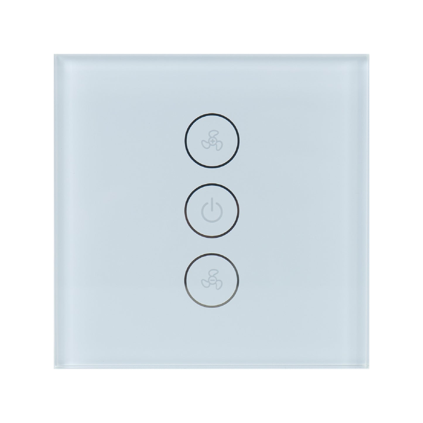 Intrerupator inteligent pentru ventilator PNI SafeHome PT131V cu touch, WiFi, 400W, comanda prin internet, aplicatie de mobil Tuya Smart, integrare in scenarii si automatizari smart cu alte produse compatibile Tuya, Alexa si Google Assistant