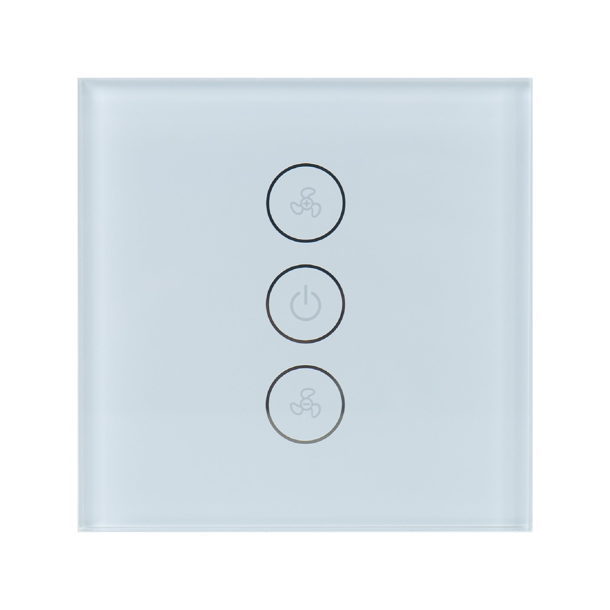 Intrerupator inteligent pentru ventilator PNI SafeHome PT131V cu touch, WiFi, 400W, comanda prin internet, aplicatie de mobil Tuya Smart, integrare in scenarii si automatizari smart cu alte produse compatibile Tuya, Alexa si Google Assistant