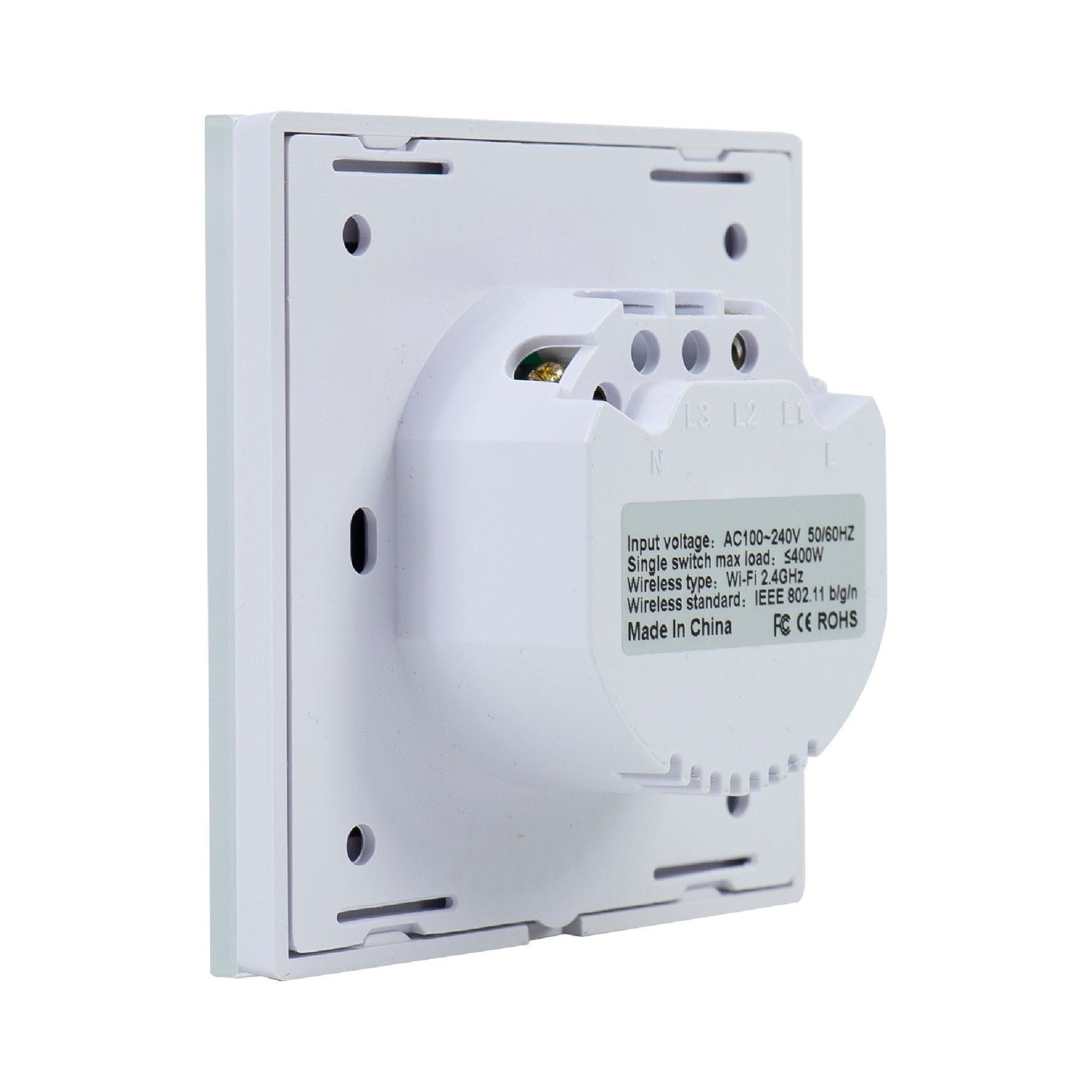 Intrerupator inteligent pentru ventilator PNI SafeHome PT131V cu touch, WiFi, 400W, comanda prin internet, aplicatie de mobil Tuya Smart, integrare in scenarii si automatizari smart cu alte produse compatibile Tuya, Alexa si Google Assistant