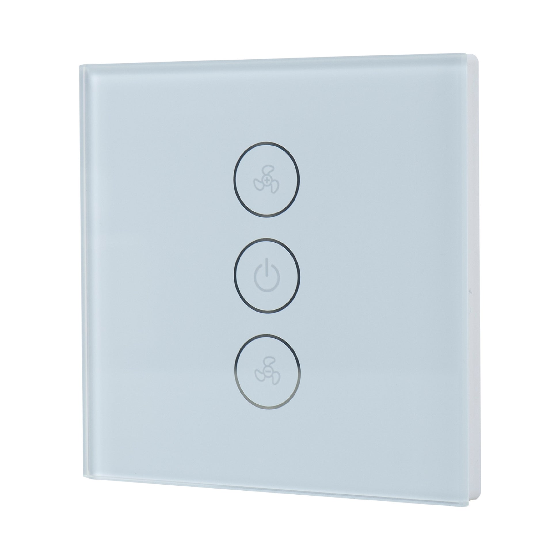 Intrerupator inteligent pentru ventilator PNI SafeHome PT131V cu touch, WiFi, 400W, comanda prin internet, aplicatie de mobil Tuya Smart, integrare in scenarii si automatizari smart cu alte produse compatibile Tuya, Alexa si Google Assistant