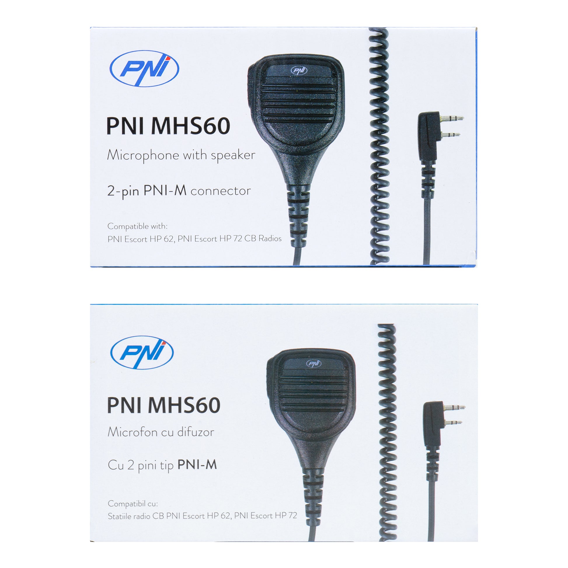 Microfon cu difuzor PNI MHS60 cu 2 pini tip PNI-M
