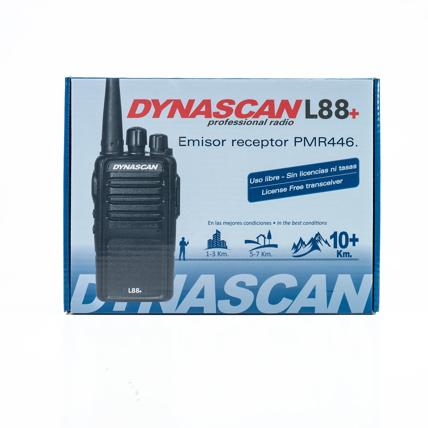 Statie radio PMR 446 portabila PNI DYNASCAN L88+, 0.5W, 8CH, VOX, Li-Ion 1600 mAh, negru