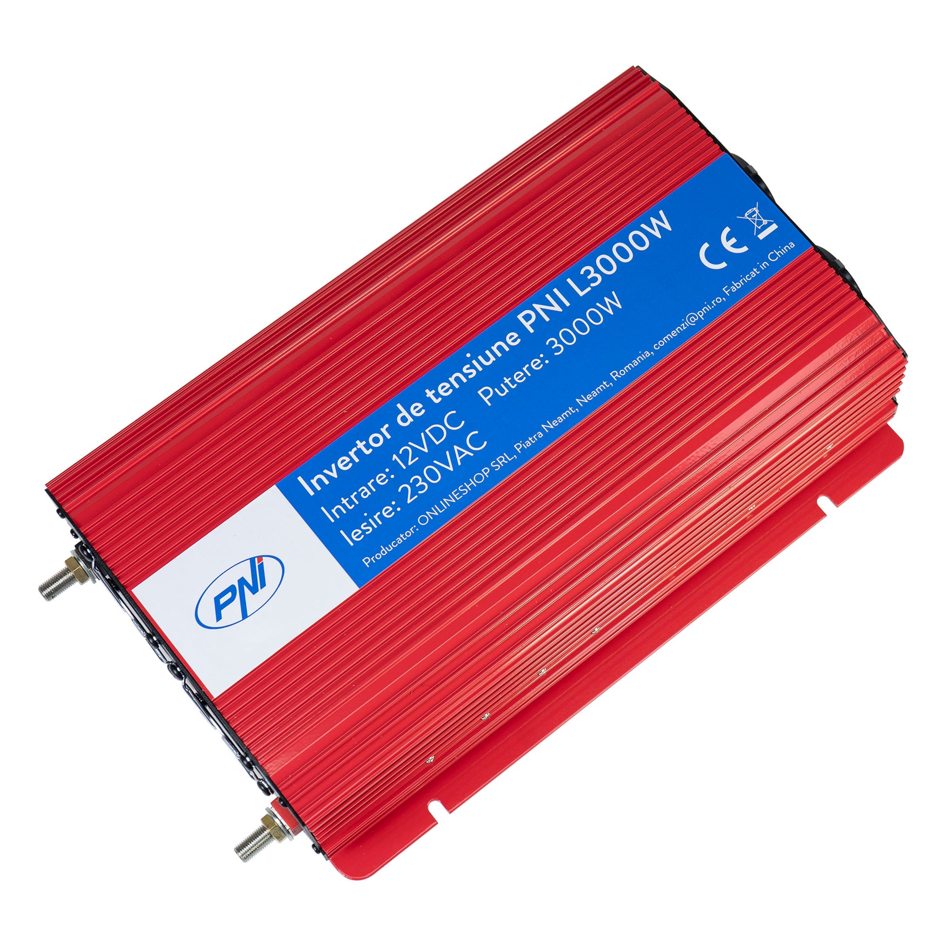 Invertor de tensiune PNI L3000W alimentare 12V iesire 230V