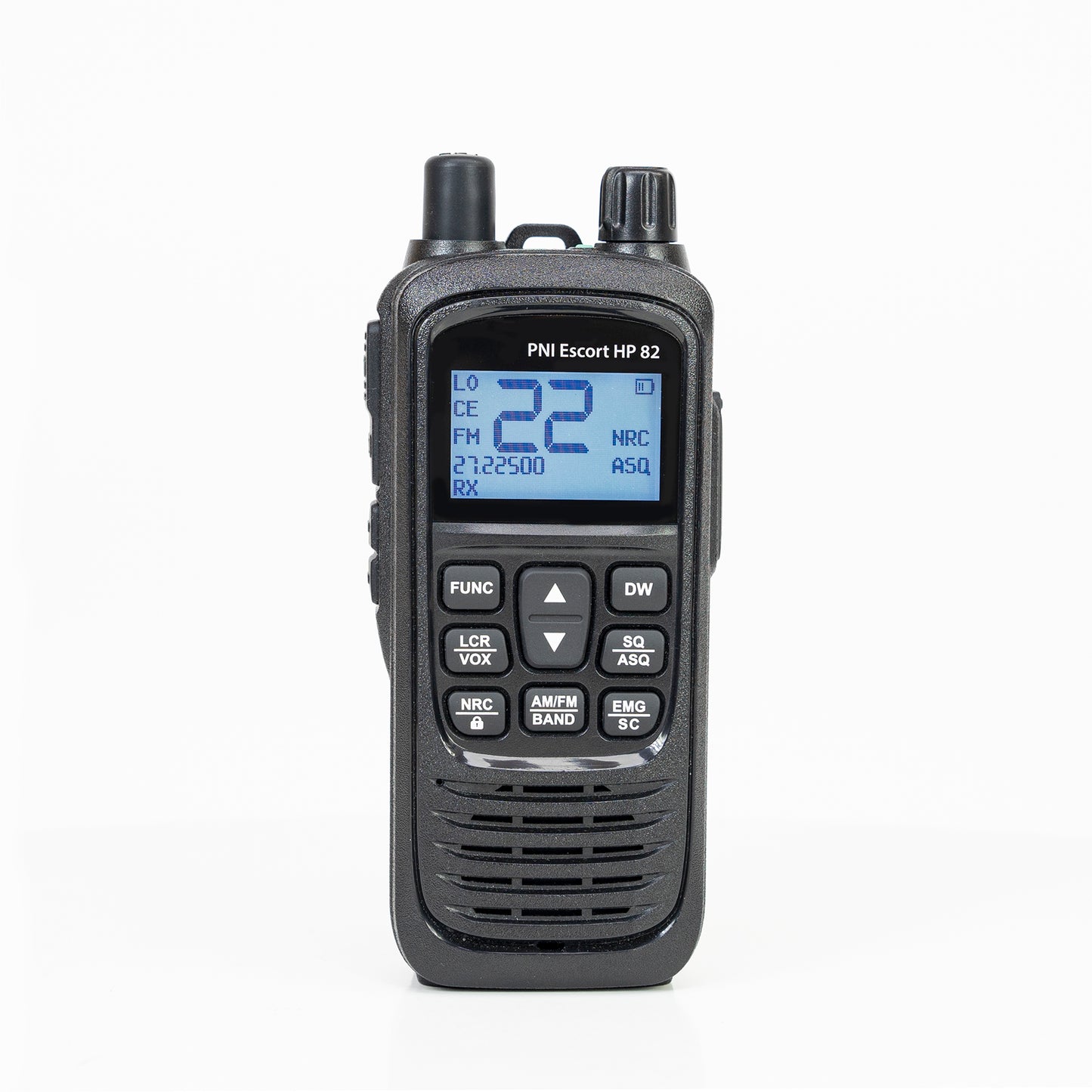 Statie radio CB portabila PNI Escort HP 82, multi standard, 4W, 12V, AM-FM, NRC, Dual Watch, Roger Beep, ASQ SQ reglabil, VOX