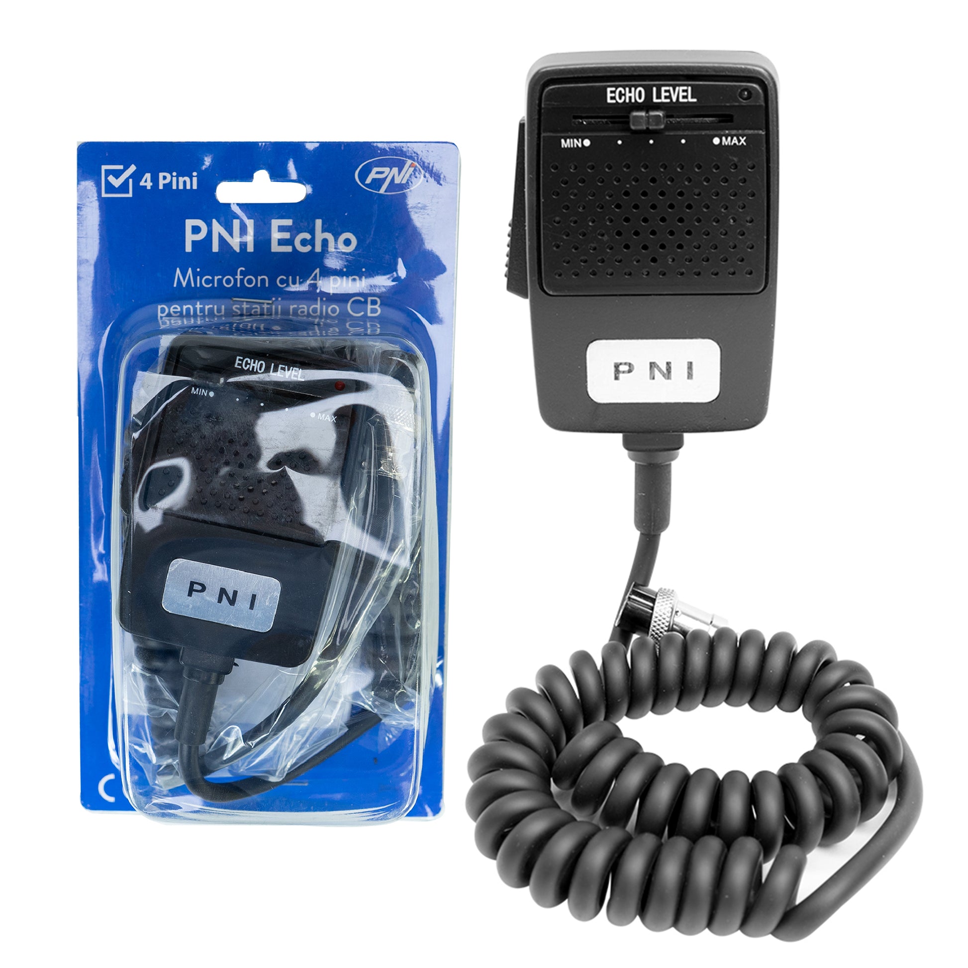 Microfon cu ecou PNI Echo 4 pini pentru statie radio CB