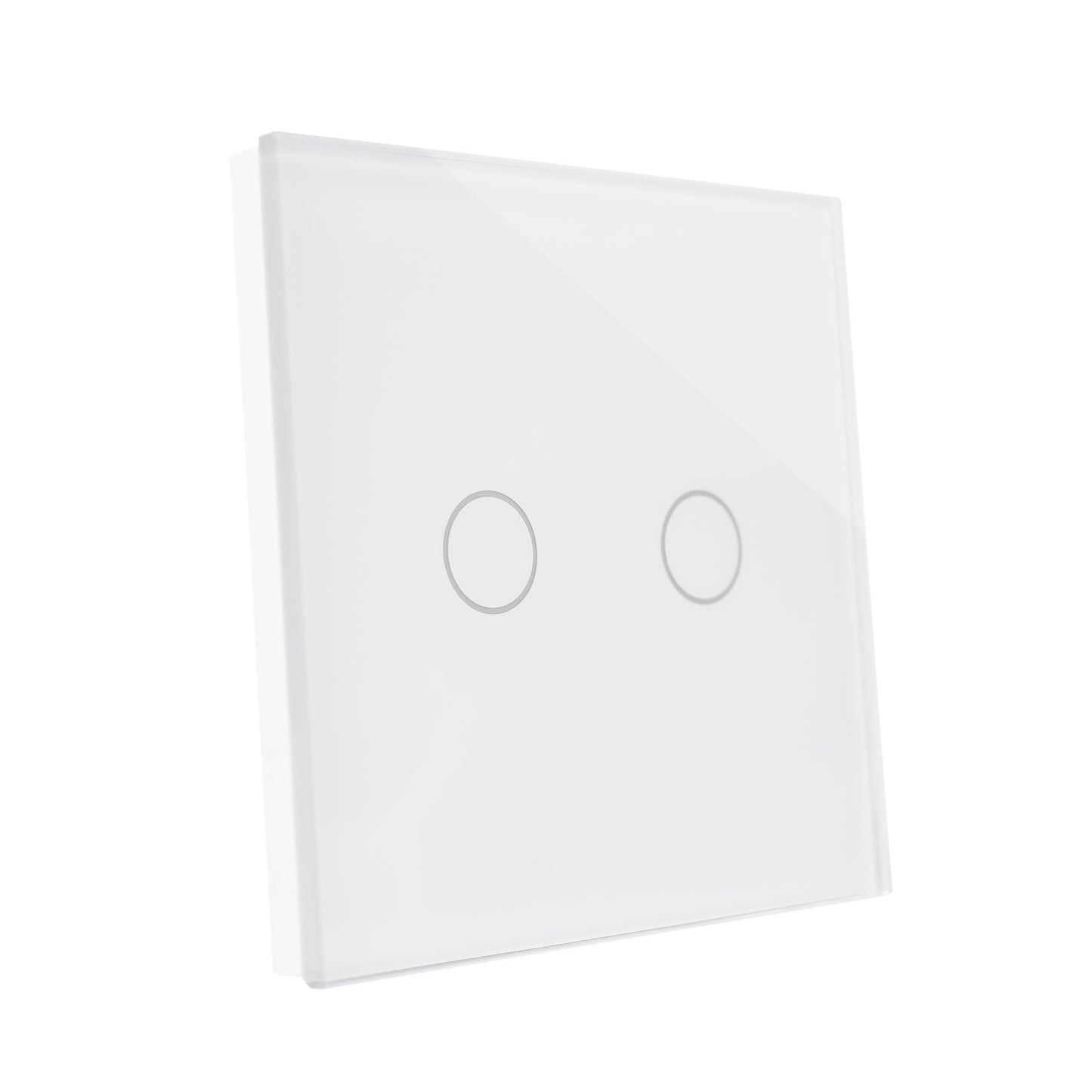 Intrerupator inteligent dublu cu touch PNI SafeHome PW202 WiFi, 600W pe intrerupator, compatibil cu aplicatia Tuya Smart