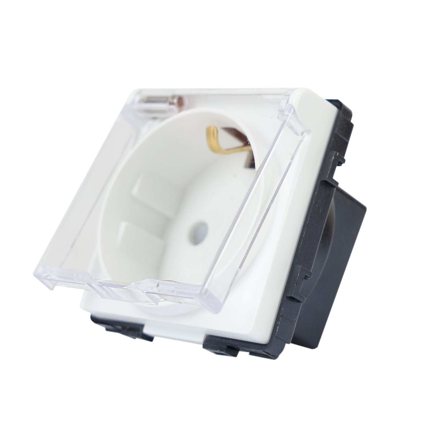 Priza modulara simpla PNI WP321 cu protectie la apa, pentru rama din sticla