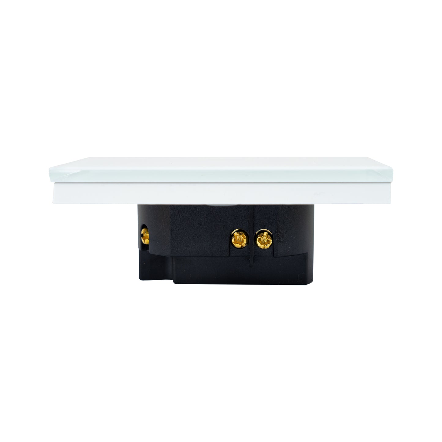 Intrerupator simplu cu touch PNI SH801 800W din sticla, alb cu LED indicator