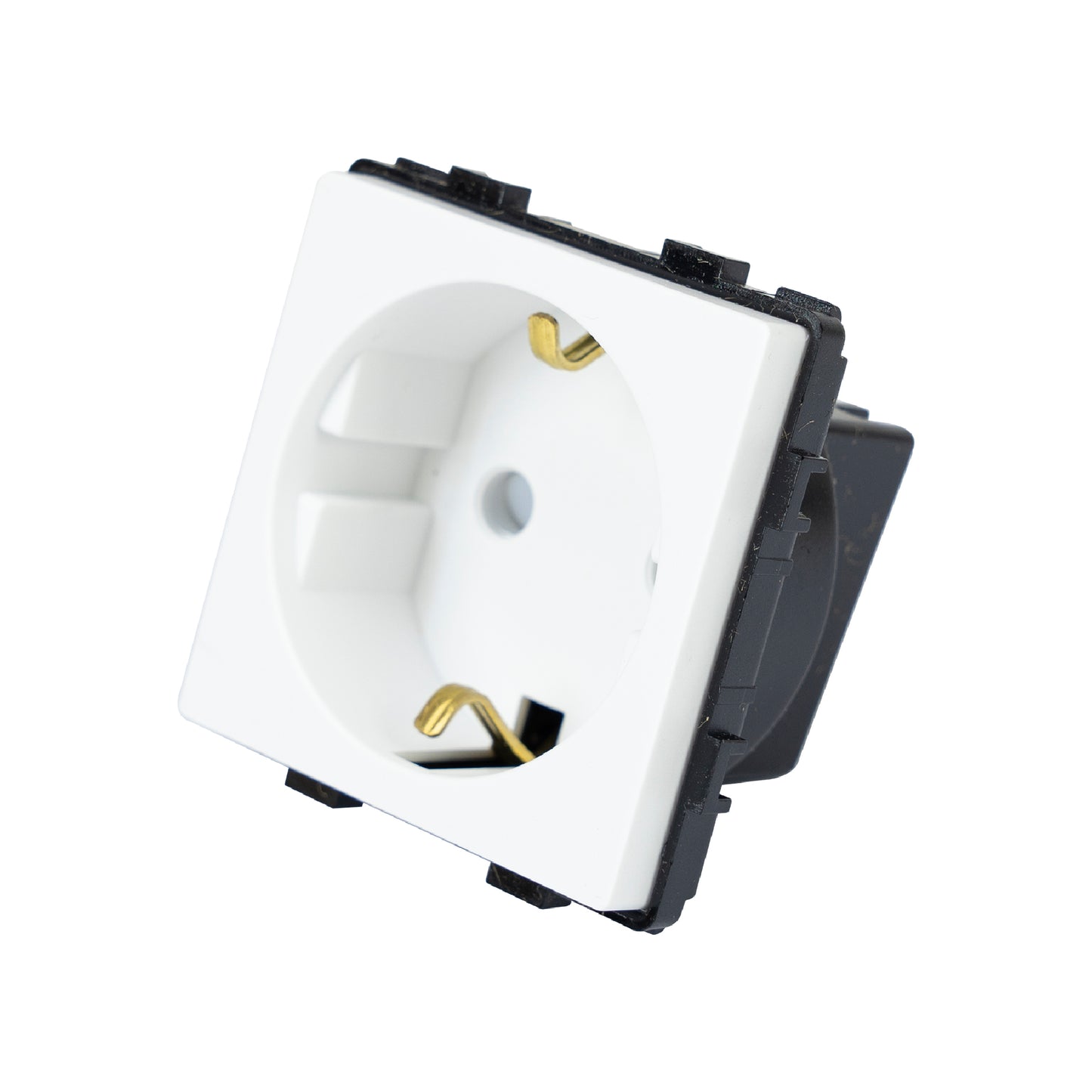 Priza modulara simpla PNI WP331, 16A, schuko, pentru rama din sticla