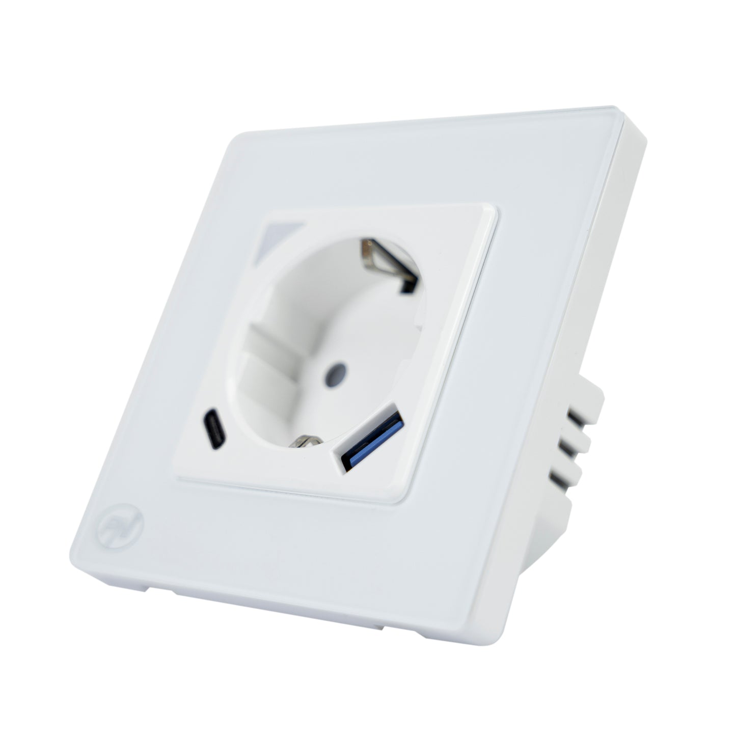 Priza inteligenta PNI SmartHome WP202 WiFi, montaj ingropat, control prin internet, aplicatie dedicata Tuya Smart, compatibila Amazon Alexa si Google Home