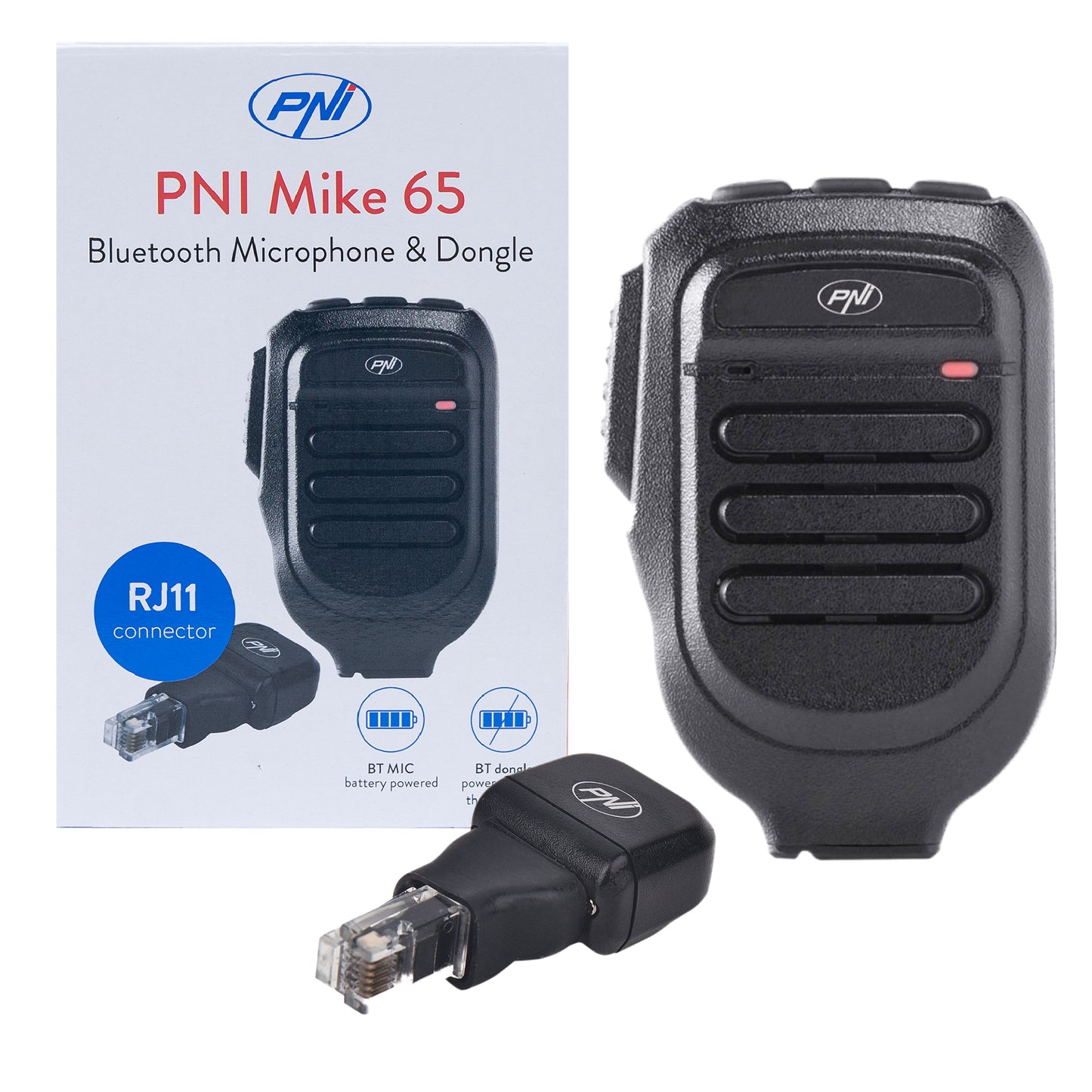 Microfon si Dongle cu Bluetooth PNI Mike 65, dual channel, compatibil cu PNI HP 6500, PNI HP 6550, PNI HP 7120