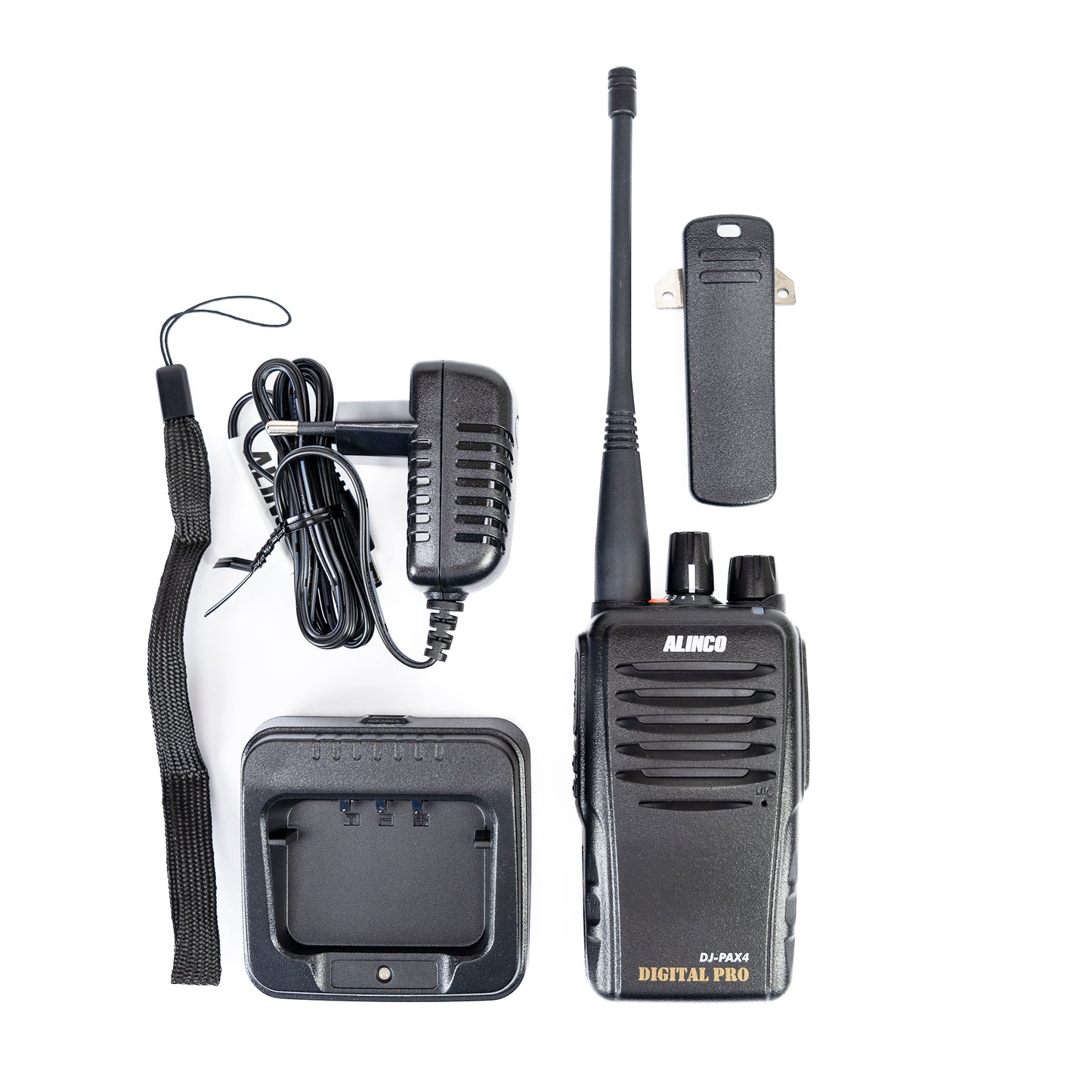 Statie radio portabila PNI Alinco DJ-PAX4, PMR446, Dual Mode analogic si digital, VOX, TOT, IP67, acumulator 1800mAh