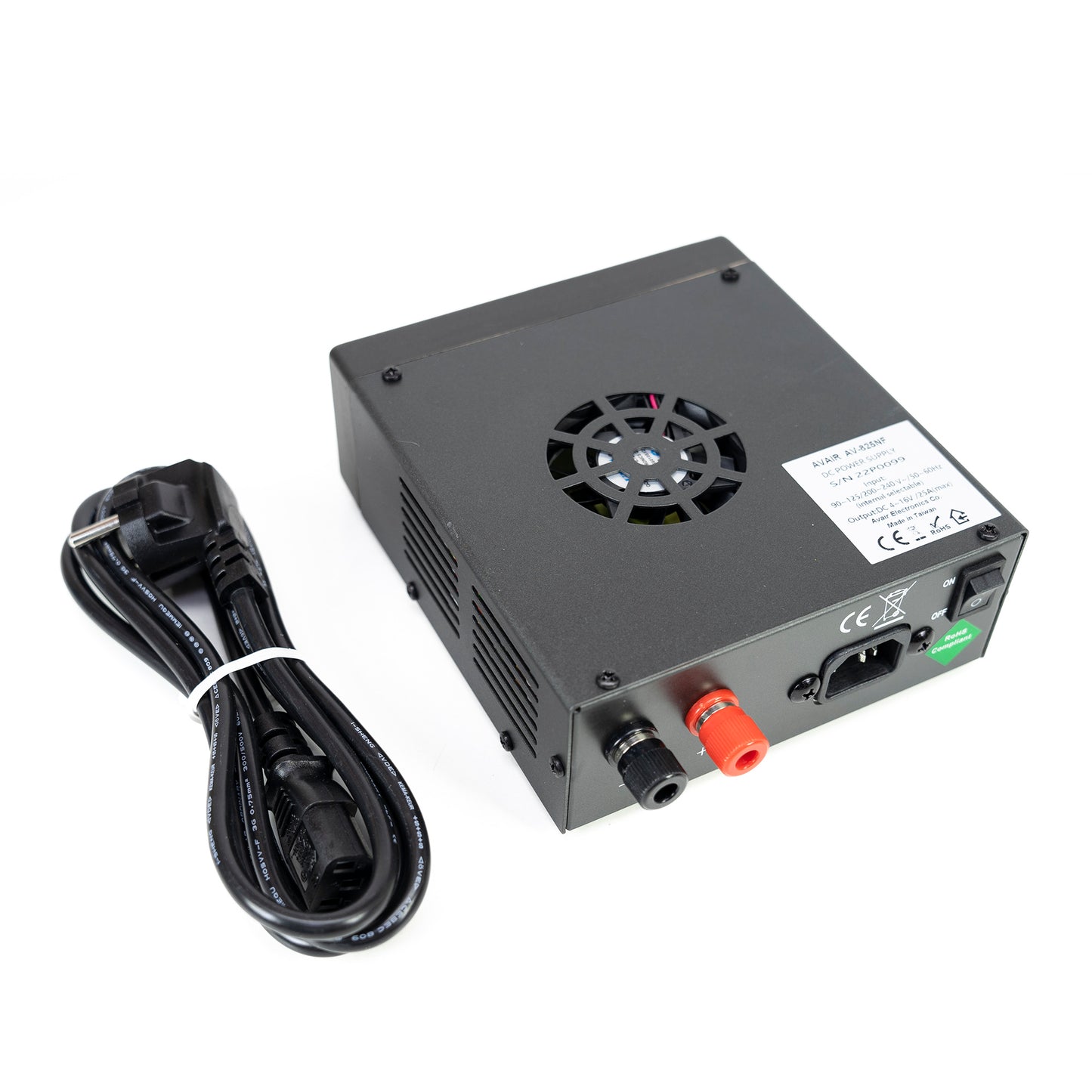 Sursa de tensiune PNI Avair AV-825NF, intrare 230VAC, iesire reglabila 4-16VDC, 25A
