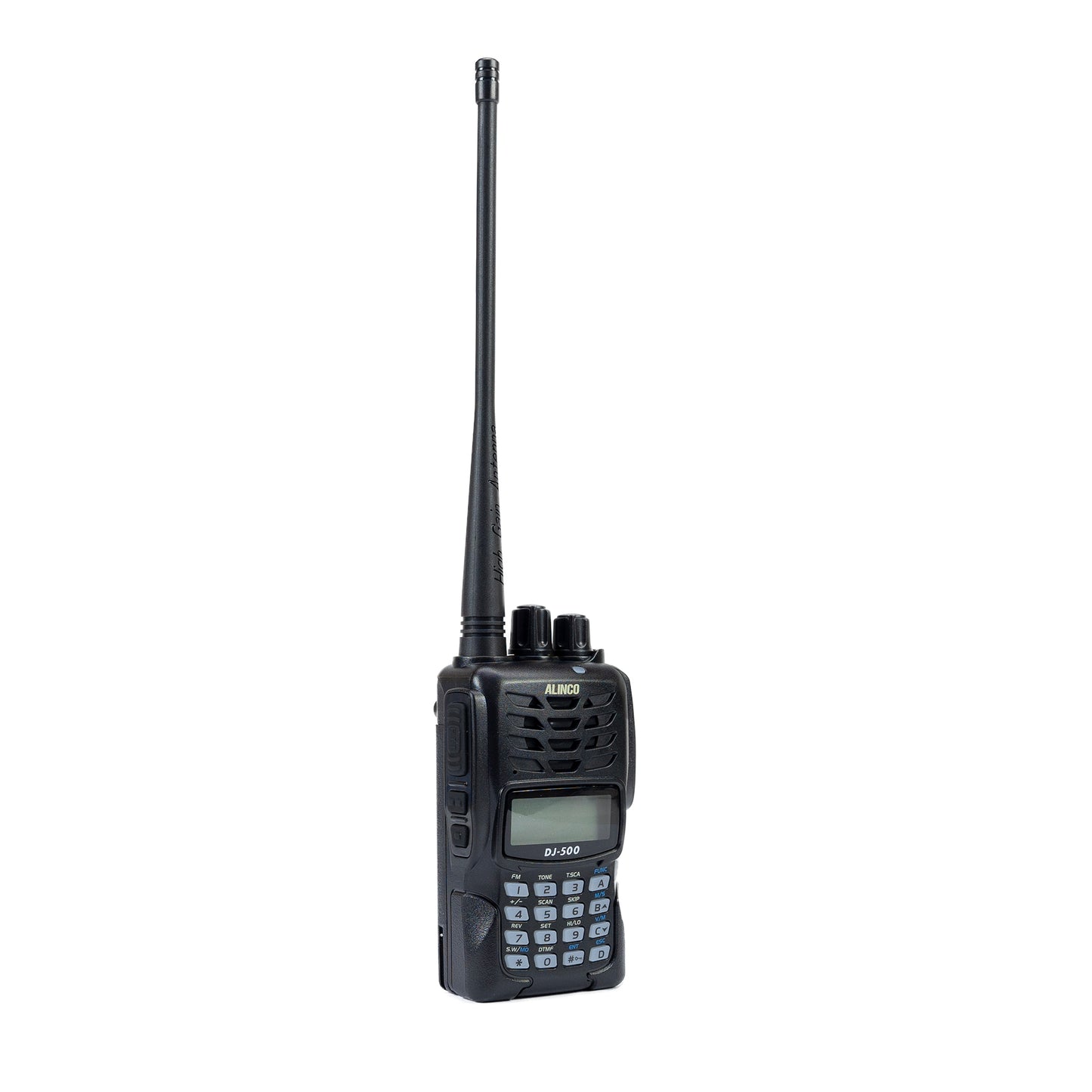 Statie radio VHF/UHF portabila PNI Alinco DJ-500-E, putere reglabila, 200CH, 1500mAh, Talk Around, VOX, TOT, CTCSS, DCS, radio FM