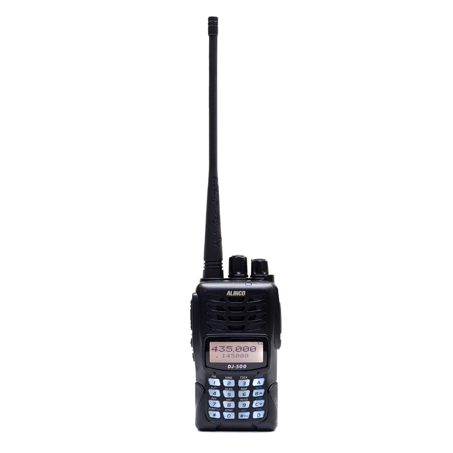 Statie radio VHF/UHF portabila PNI Alinco DJ-500-E, putere reglabila, 200CH, 1500mAh, Talk Around, VOX, TOT, CTCSS, DCS, radio FM