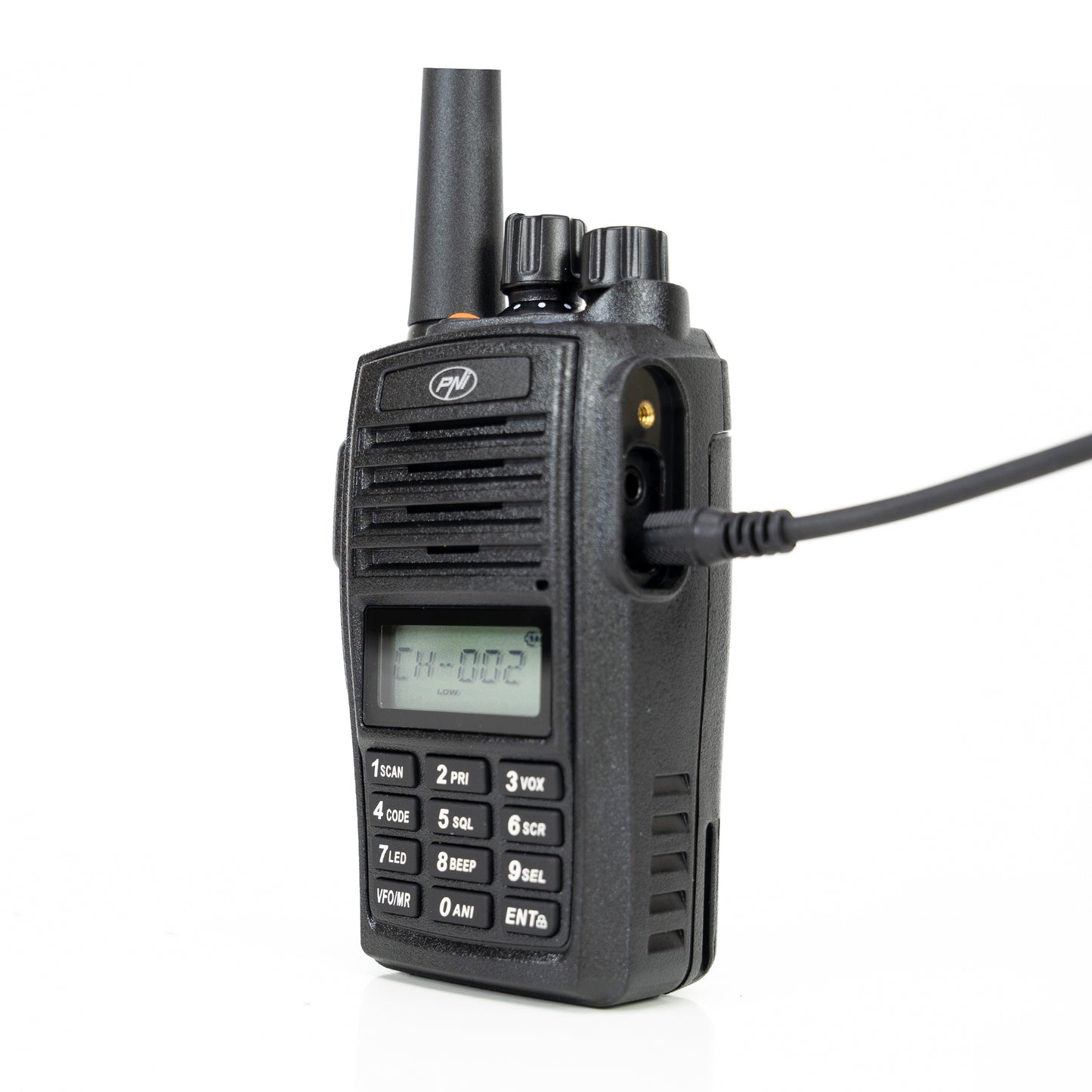 Statie radio portabila PNI PMR R18, 446MHz, 0.5W, 128 canale, 16 PMR si tonuri 50 CTCSS si 104 DCS, Radio FM, programabila, Waterproof IP67