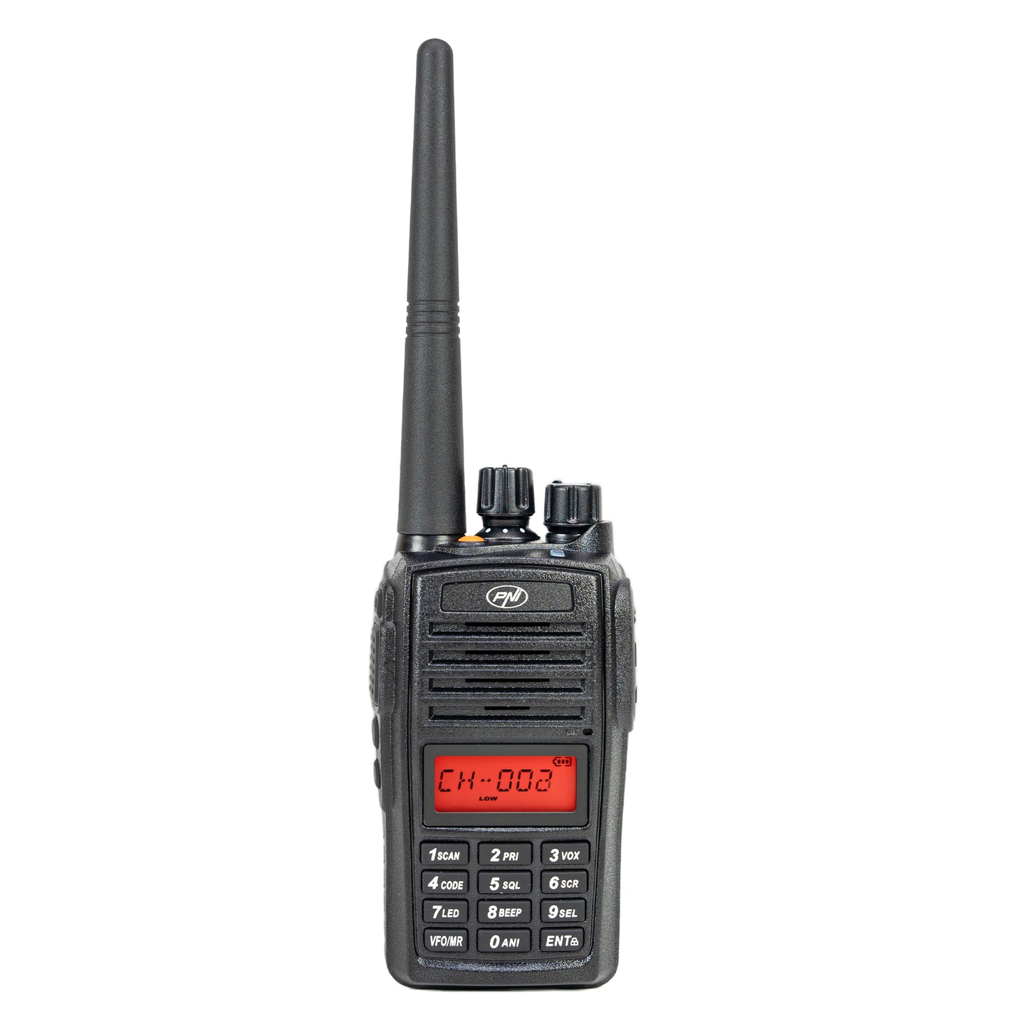 Statie radio portabila PNI PMR R18, 446MHz, 0.5W, 128 canale, 16 PMR si tonuri 50 CTCSS si 104 DCS, Radio FM, programabila, Waterproof IP67