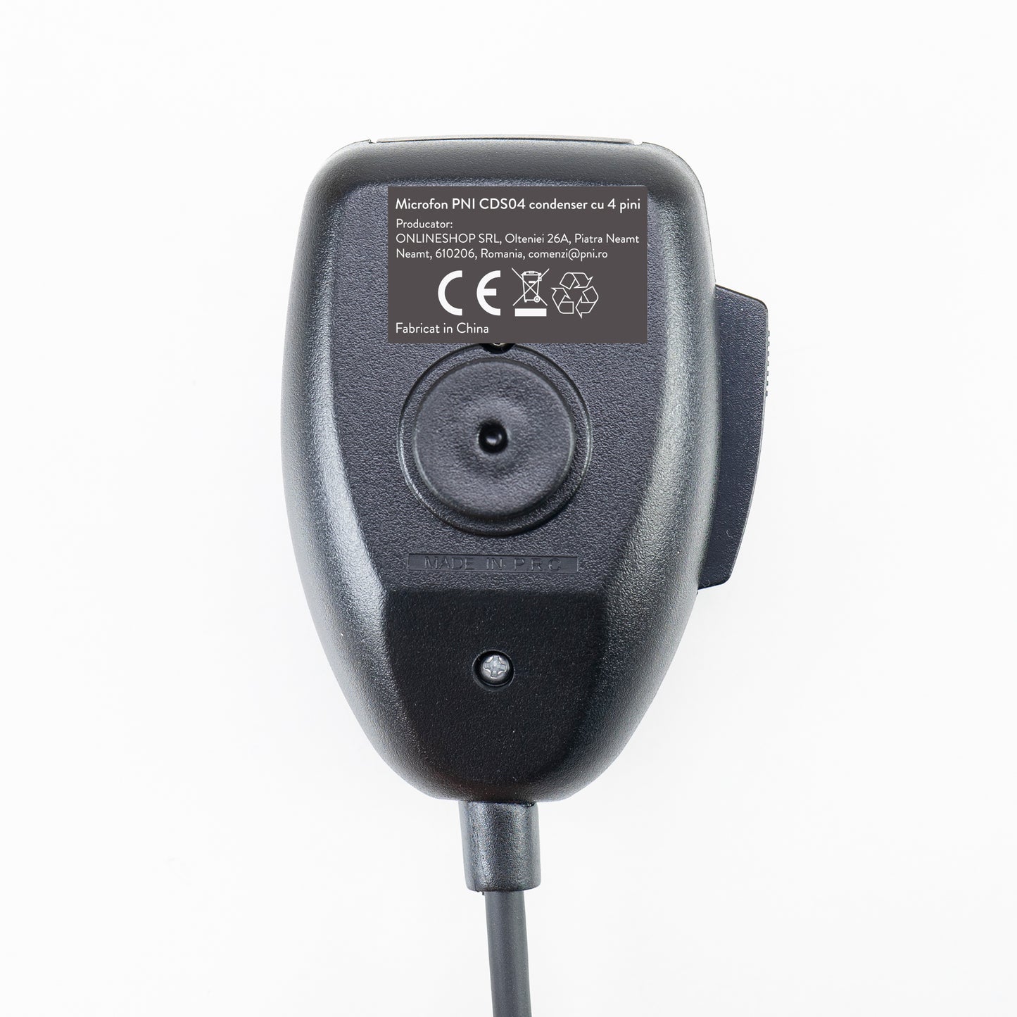 Microfon PNI CDS04 tip condenser cu 4 pini pentru statie radio CB