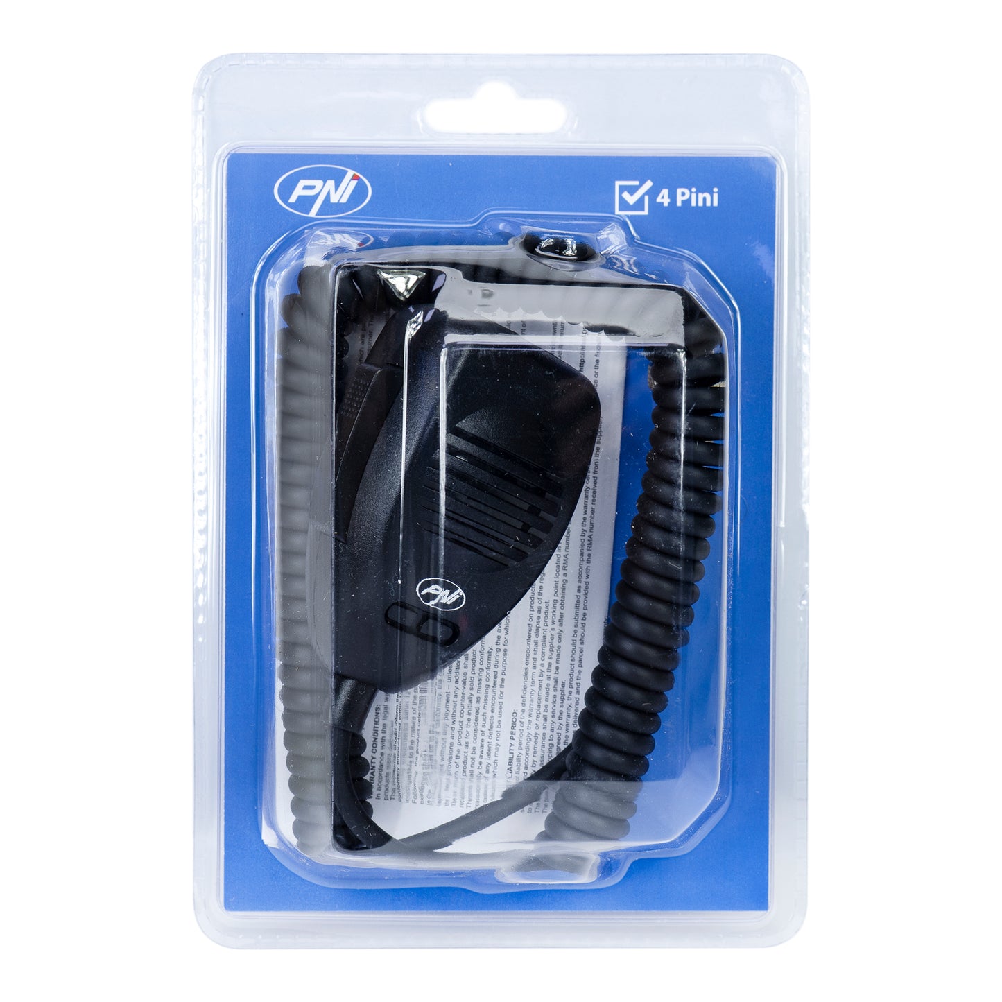 Microfon PNI CDS04 tip condenser cu 4 pini pentru statie radio CB