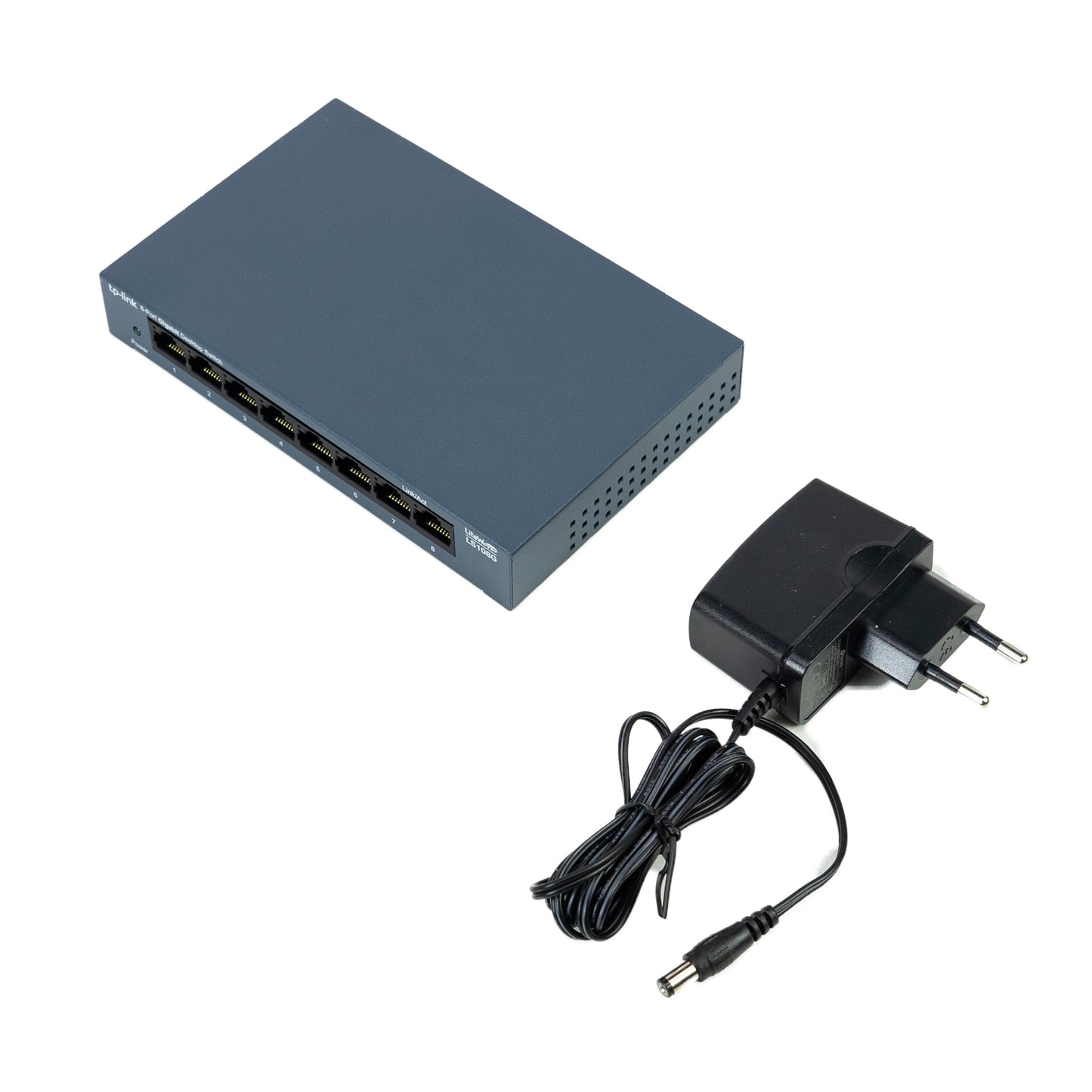 Switch TP-LINK LS108G 8 port, 10/100/1000 Mbps carcasa metalica