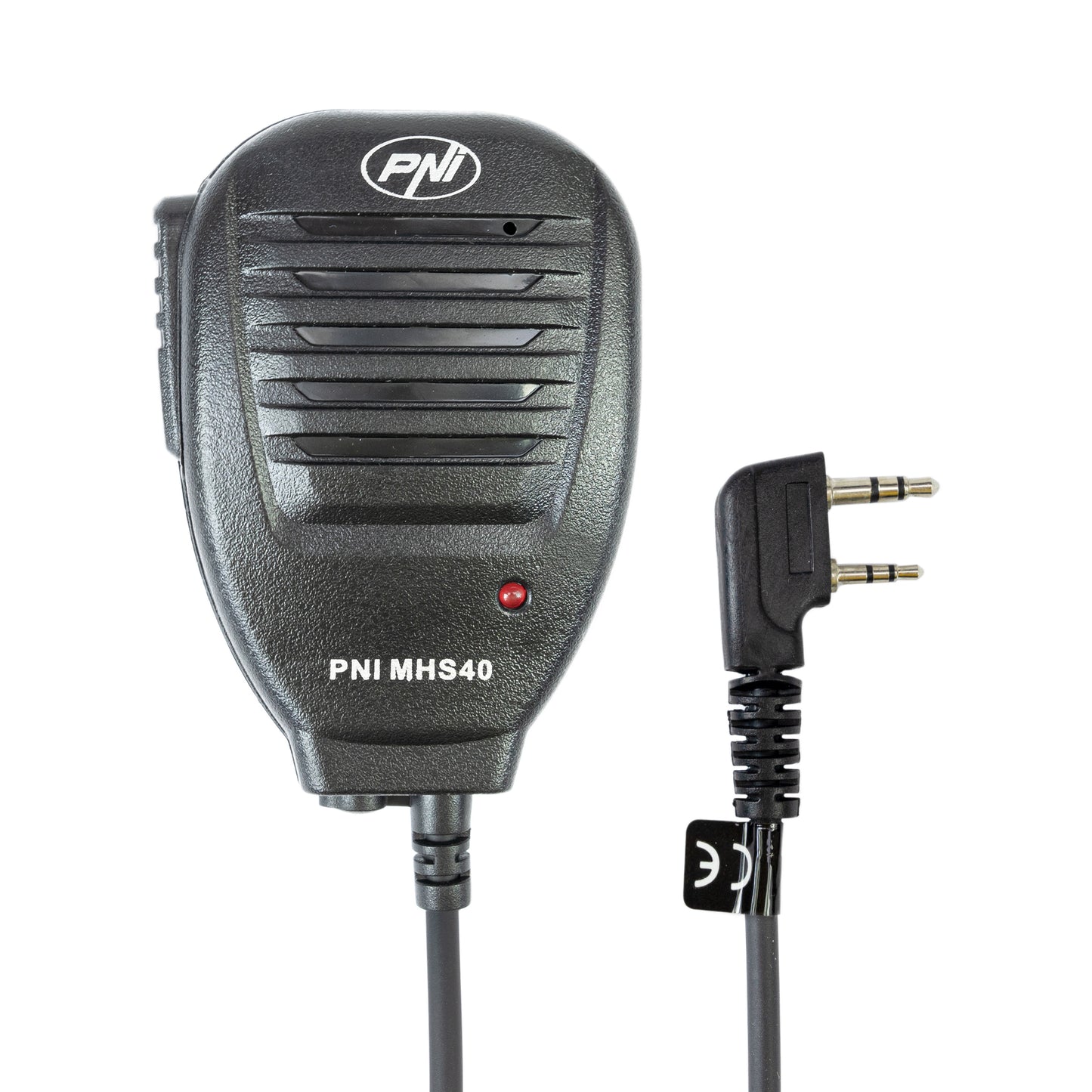 Microfon cu difuzor PNI MHS40 cu 2 pini tip PNI-K, compatibil cu statii PMR, VHF/UHF