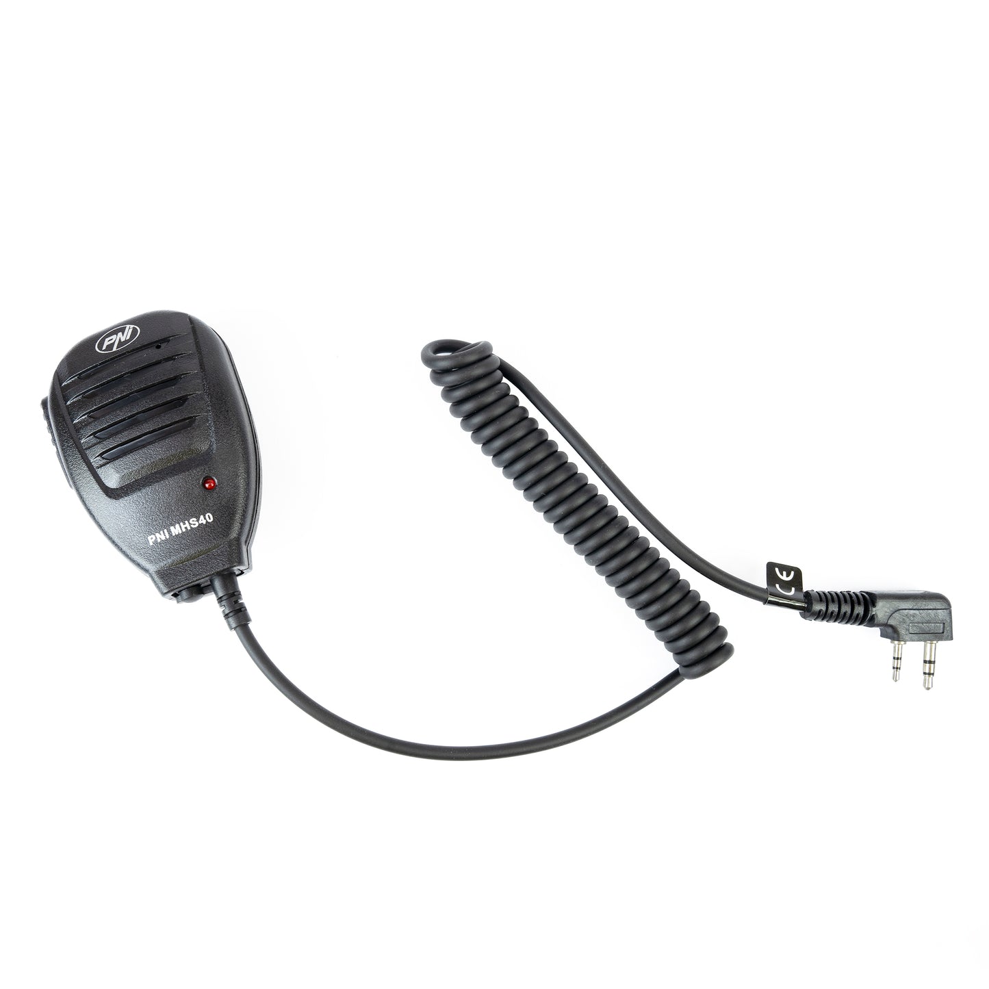Microfon cu difuzor PNI MHS40 cu 2 pini tip PNI-K, compatibil cu statii PMR, VHF/UHF