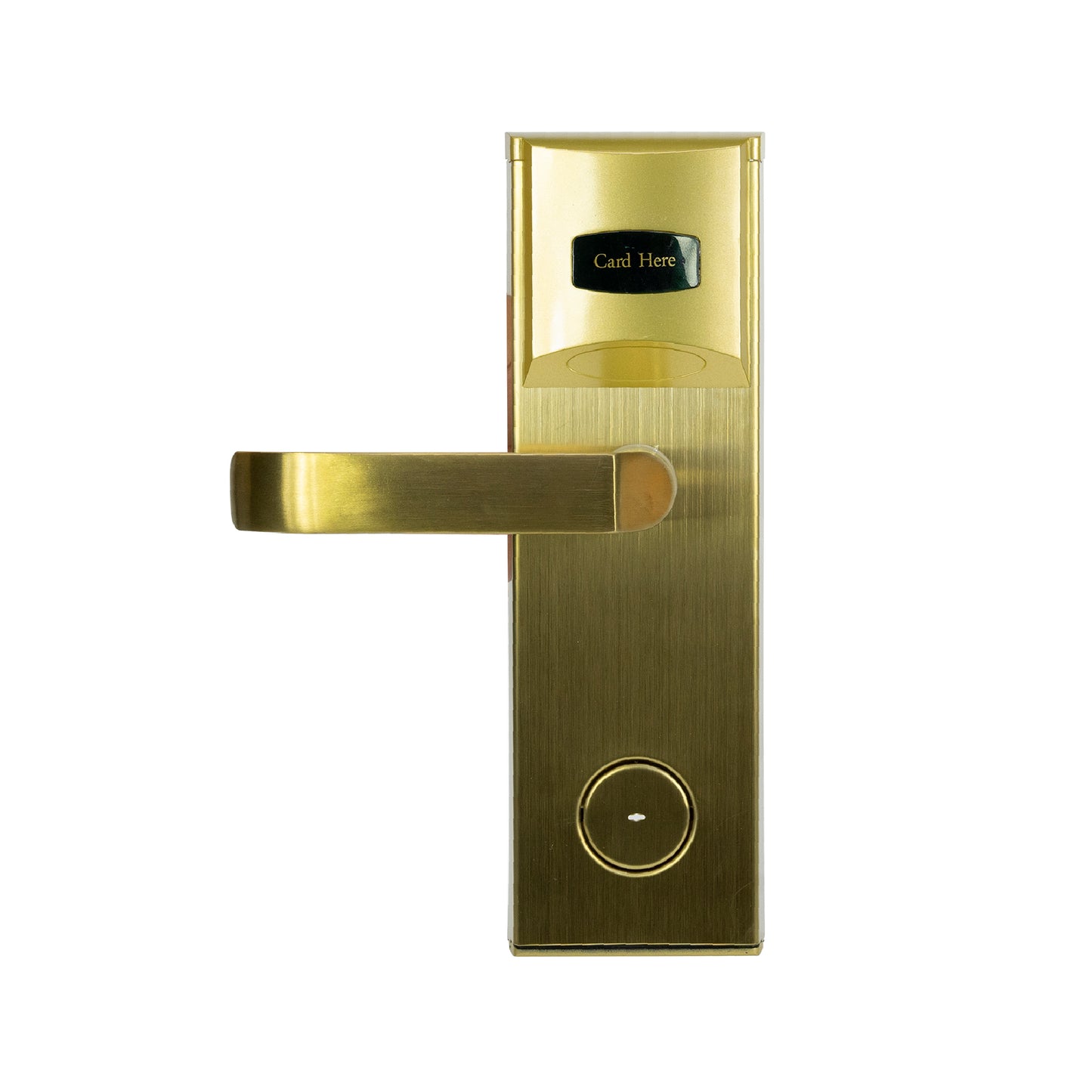 Yala control acces hotelier PNI CH2000L Gold cu cititor de card deschidere pe partea stanga