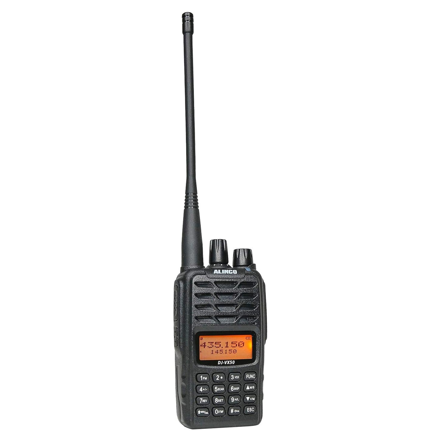 Statie radio VHF/UHF portabila PNI Alinco DJ-VX-50-HE, Dualband, display multicolor, VOX, DTMF, CTCSS-DCS, Radio FM, IP67