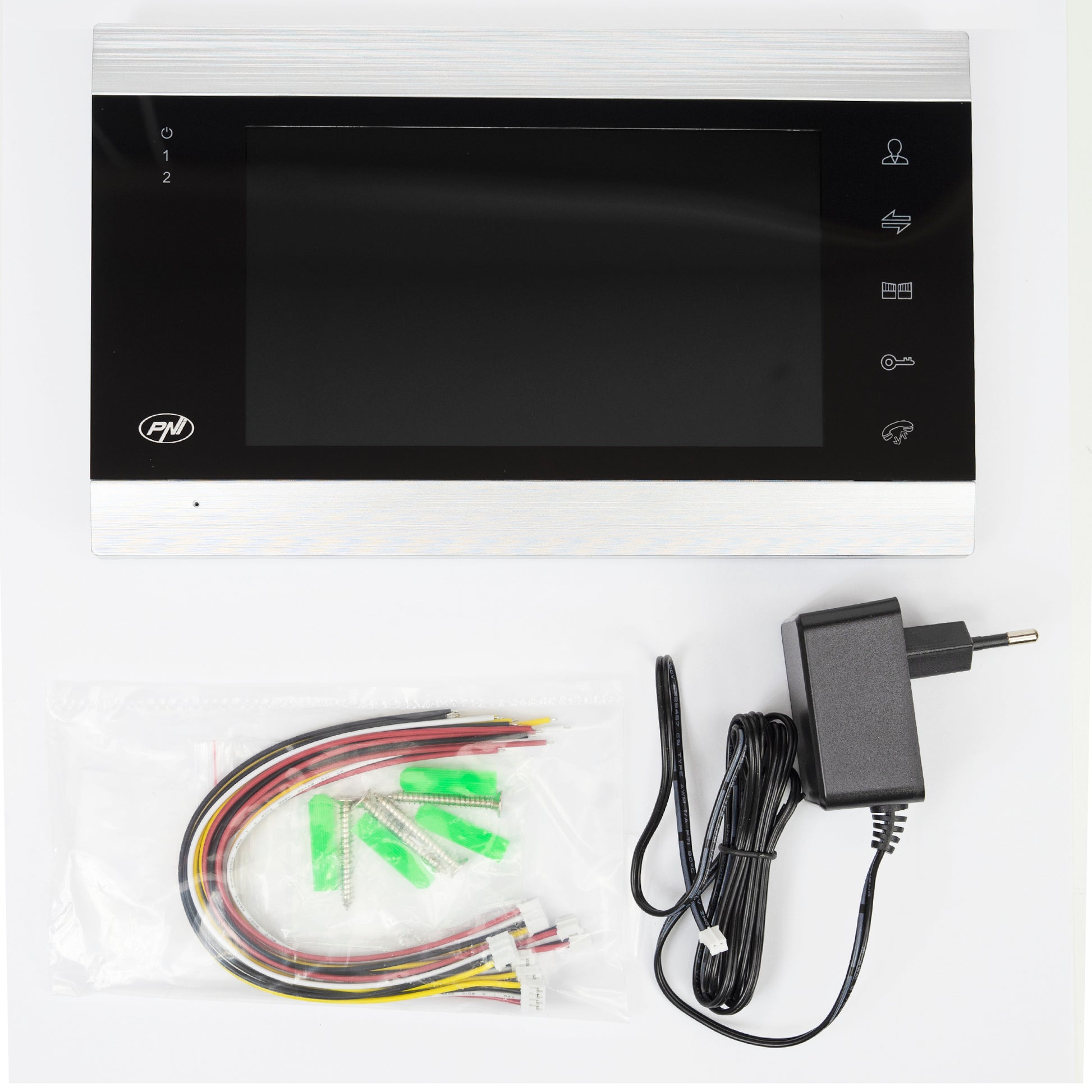 Monitor suplimentar pentru Interfon video inteligent PNI SafeHome PT720MW